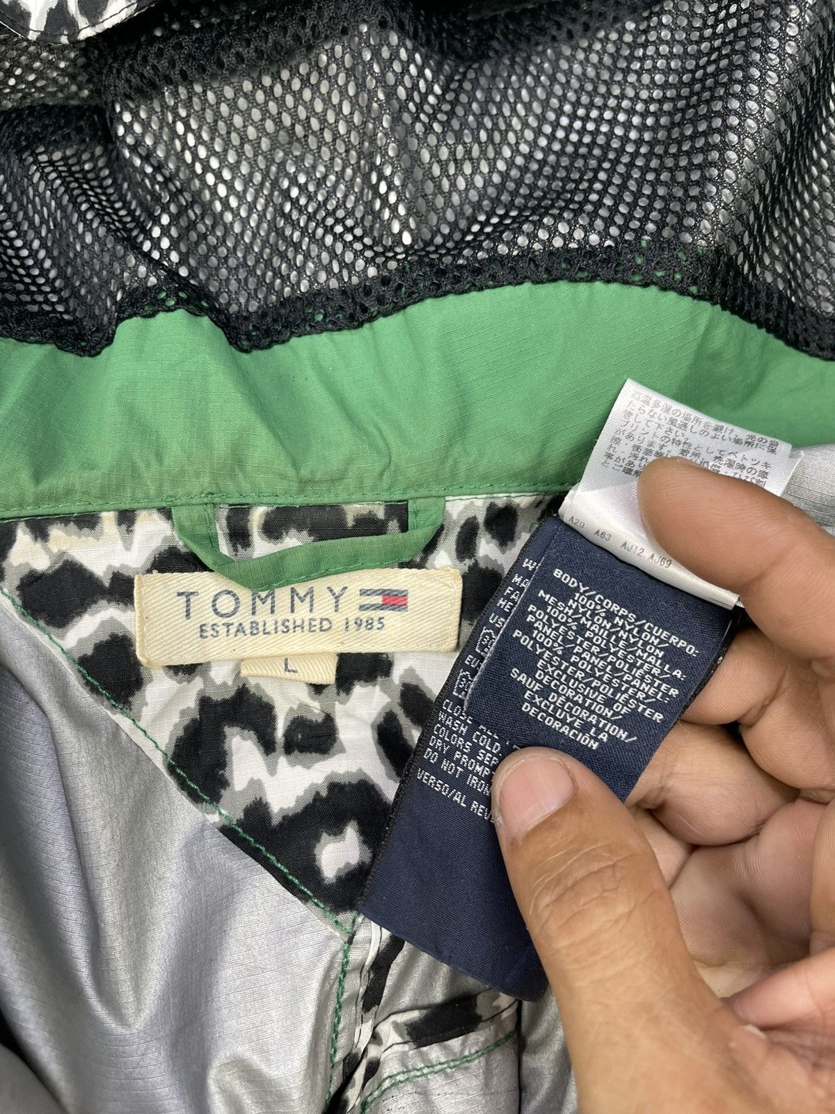 Tommy Hilfiger Vtg Tommy NYC Leopard Print Lightweight Jacket Size US M / EU 48-50 / 2 - 12 Thumbnail