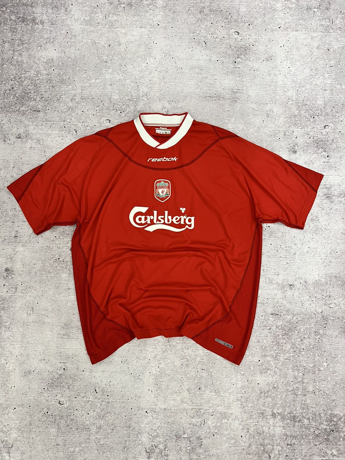 Reebok × Vintage 🩸RARE🩸Reebok Liverpool 2002/2004 Home Jersey Size US XXL / EU 58 / 5 - 1 Thumbnail