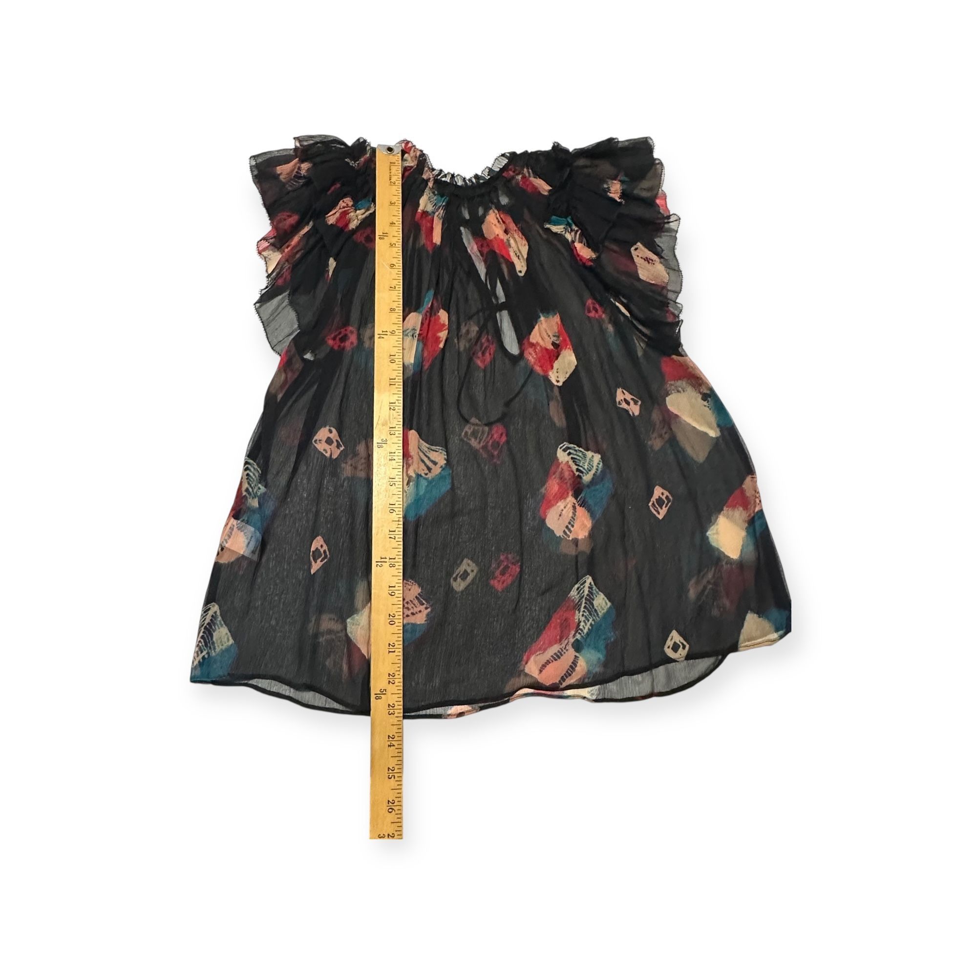 Ulla Johnson Ulla Johnson Marilyn Top in Nocturne, Silk Chiffon, NWT, 2 Size XS / US 0-2 / IT 36-38 - 11 Thumbnail