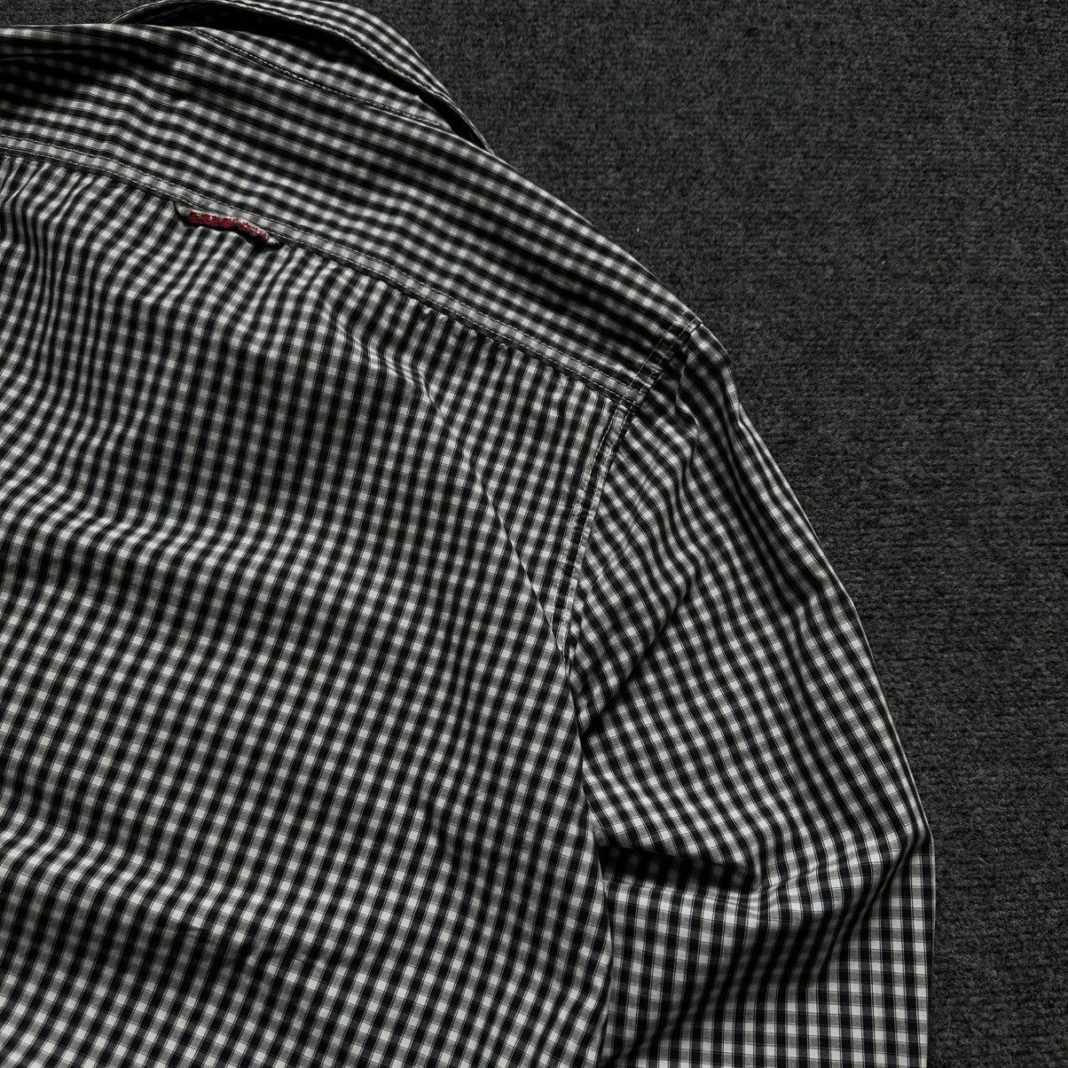 Superdry VTG Checked Shirt Superdry Button Up Size XL White Black Size US XL / EU 56 / 4 - 14 Thumbnail