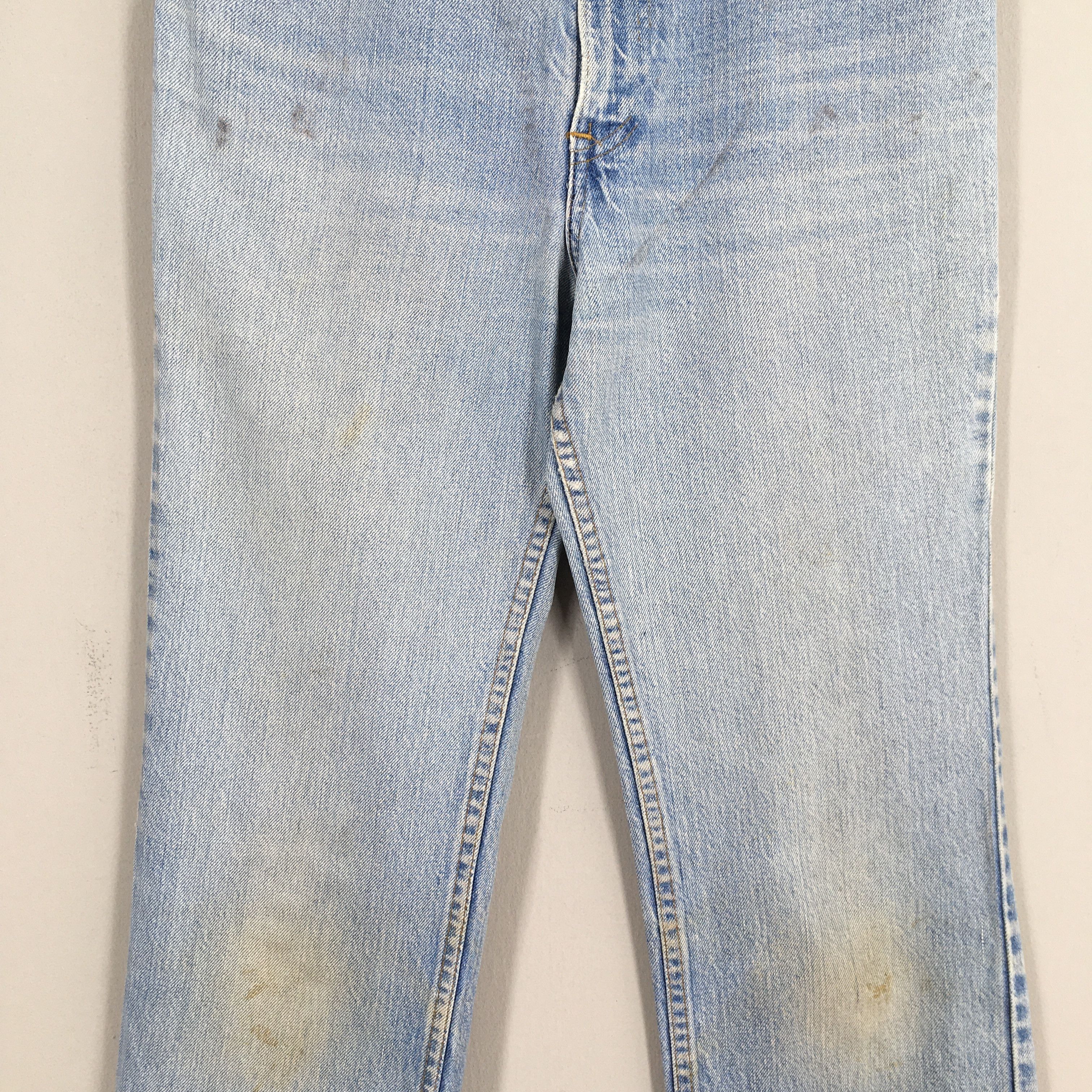 Levi's Size 25x31 Vintage Levi's 505 Light Wash Zipper Jeans S618 Size 25" / US 0 / IT 36 - 3 Thumbnail