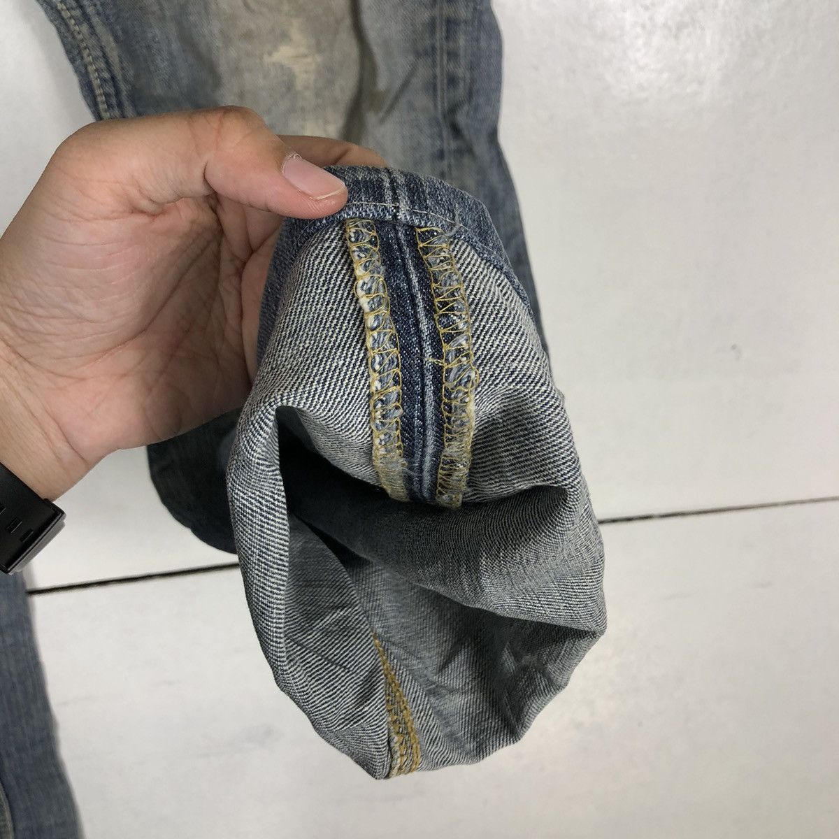 Japanese Brand 🔥90’s VINTAGE DISTRESSED DENIM JEANS LEE RIDERS Size US 30 / EU 46 - 12 Thumbnail