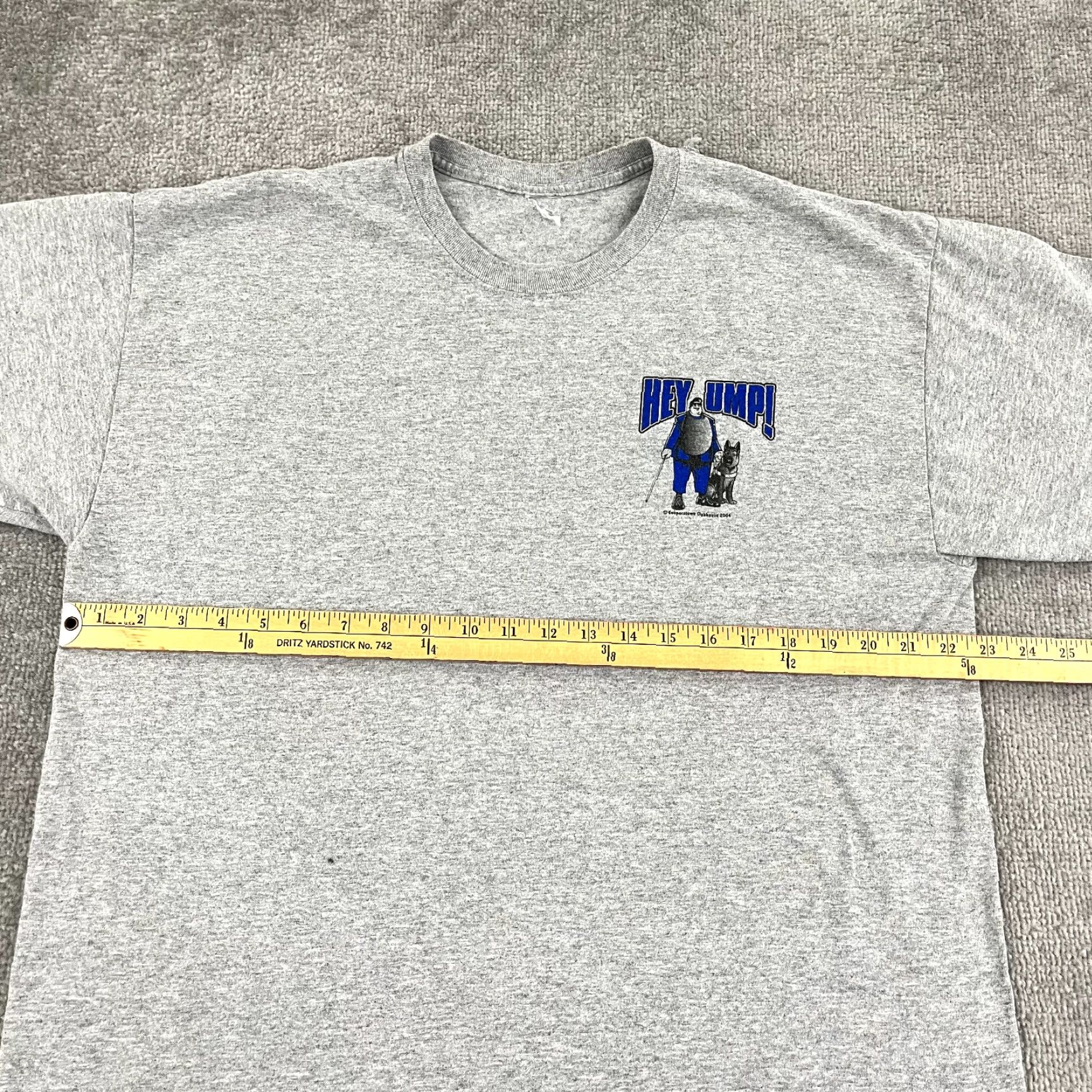 Vintage Baseball Shirt Mens L/XL Travel Ball Baseball Dad Hey Ump Cooperstown Graphic Shirt Size US L / EU 52-54 / 3 - 6 Thumbnail