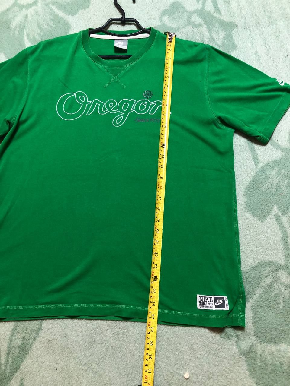 Nike Vintage Nike Y2K Logo Green Short Sleeve T-Shirt Size L Size US L / EU 52-54 / 3 - 10 Thumbnail