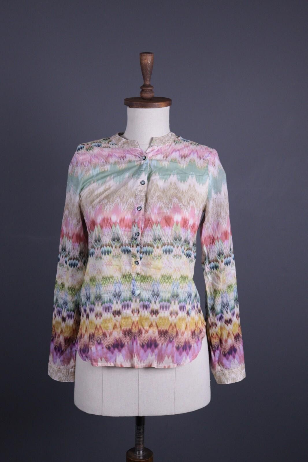 Heliot Emil Emily Van Den Bergh Multicolor Aztec Blouse Shirt Size 36 Size M / US 6-8 / IT 42-44 - 1 Thumbnail