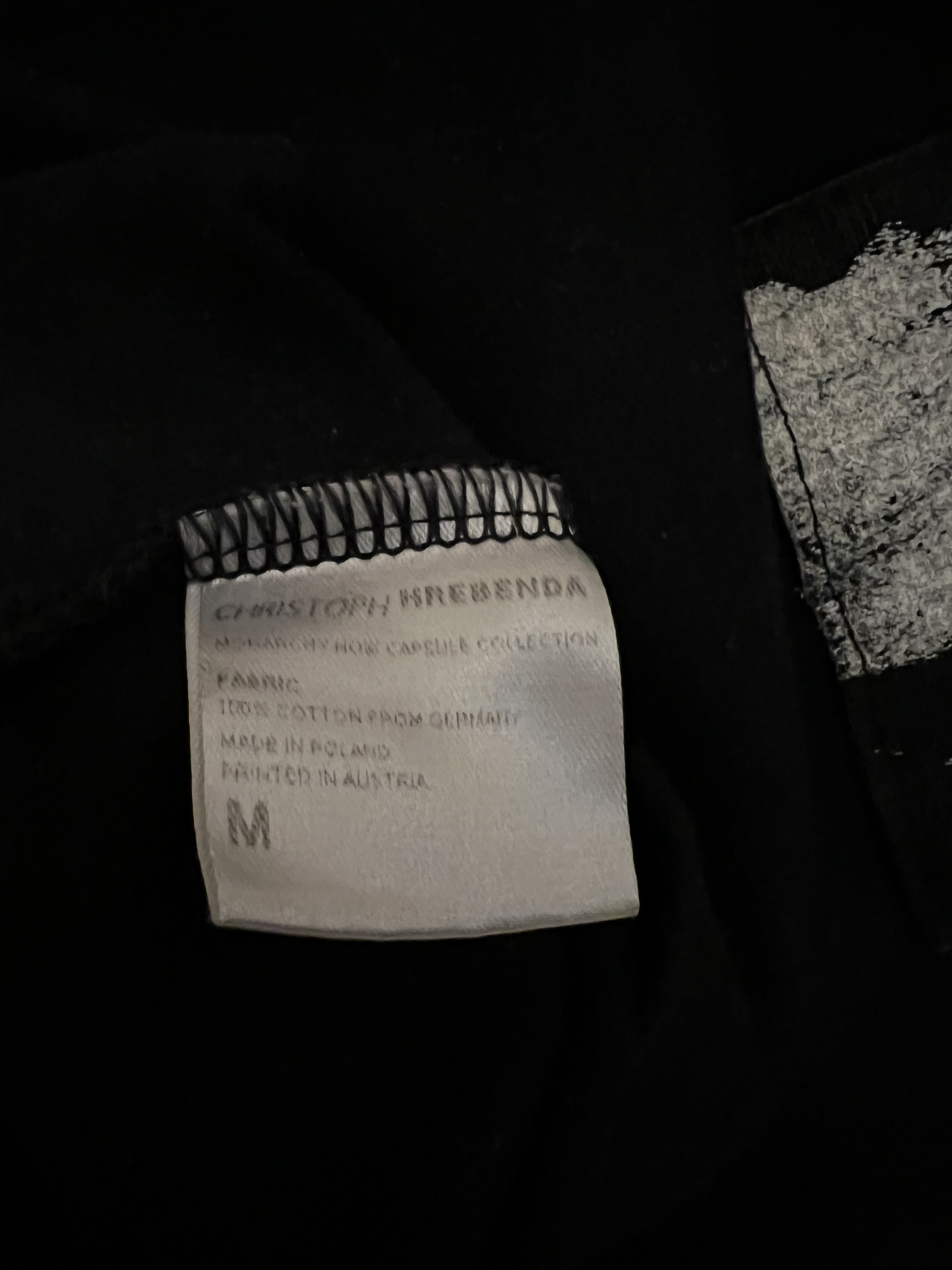 Vintage Christoph Hrebenda Monarchy Now T-Shirt black Size US M / EU 48-50 / 2 - 8 Thumbnail
