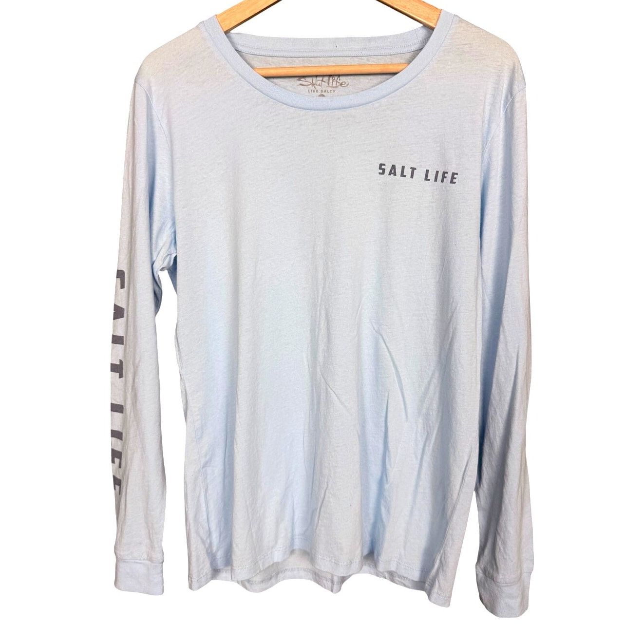 Salt Avenue Salt Life Fish Surf Dive L/S Blue Graphic T-Shirt Size M NWT Size US M / EU 48-50 / 2 - 3 Thumbnail