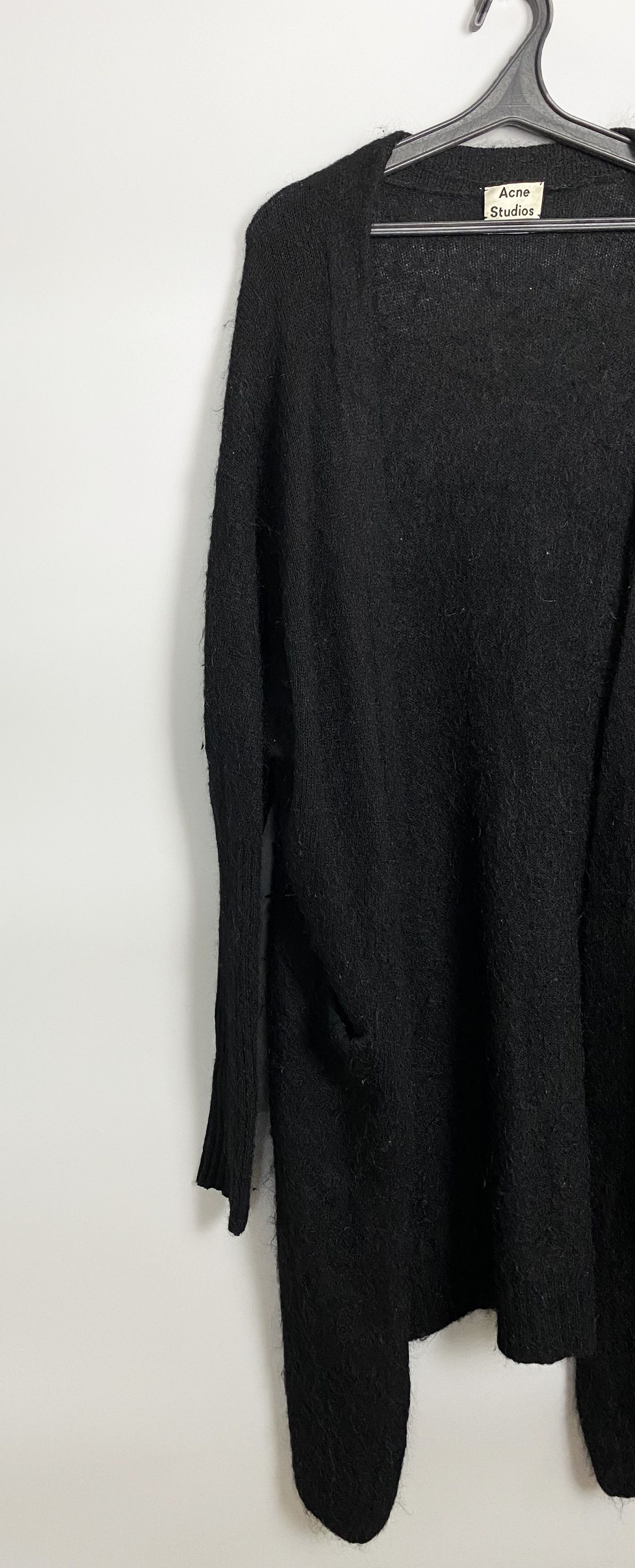 Acne Studios Acne Studios Raya Paw14 Mohair Wool Black Cardigan Size S / US 4 / IT 40 - 5 Thumbnail