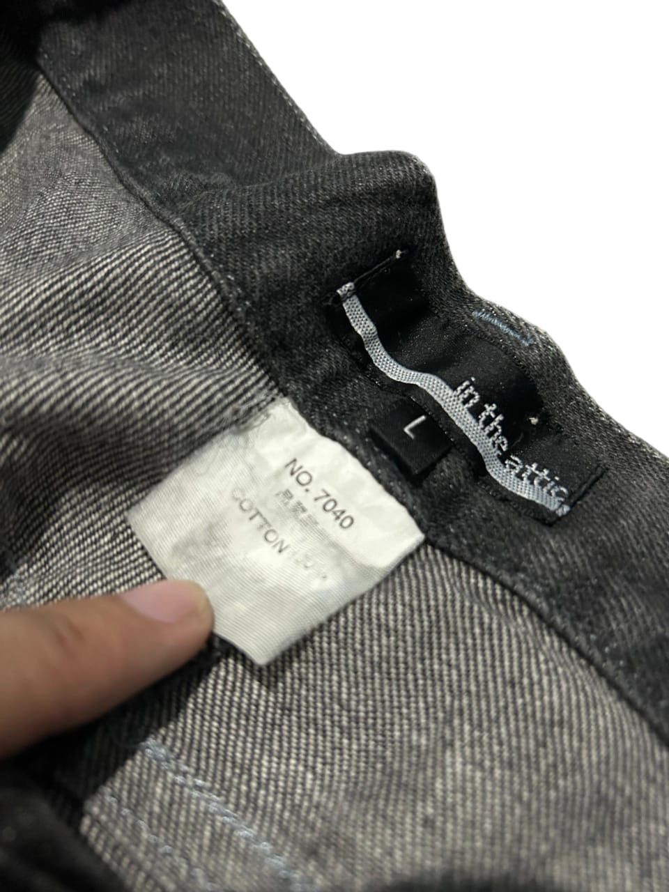 Vintage ☠️in The Attic POEM Denim Junya Watanabe CDG ☠️ Size US 32 / EU 48 - 14 Thumbnail