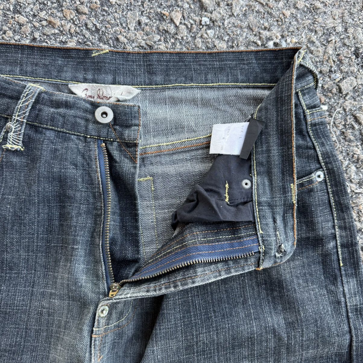 Japanese Brand × Jean × Vintage VINTAGE GUMU INTERNATIONAL BLACK JEAN DENIM PANTS Size US 32 / EU 48 - 8 Thumbnail