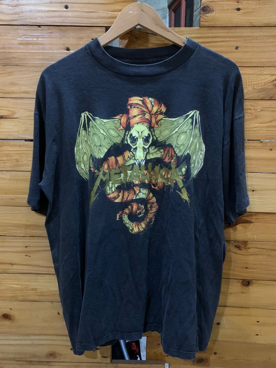 トップス LLICA PUSHEAD WHEREVER I MAY ROAM Wherever I May Roam.. 1994 METALLICA tee by Giant, Pushead