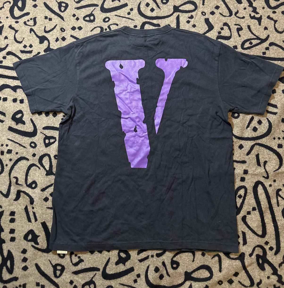 Vlone VLONE Og Purple Black Stable Tshirt Size US L / EU 52-54 / 3 - 4 Thumbnail