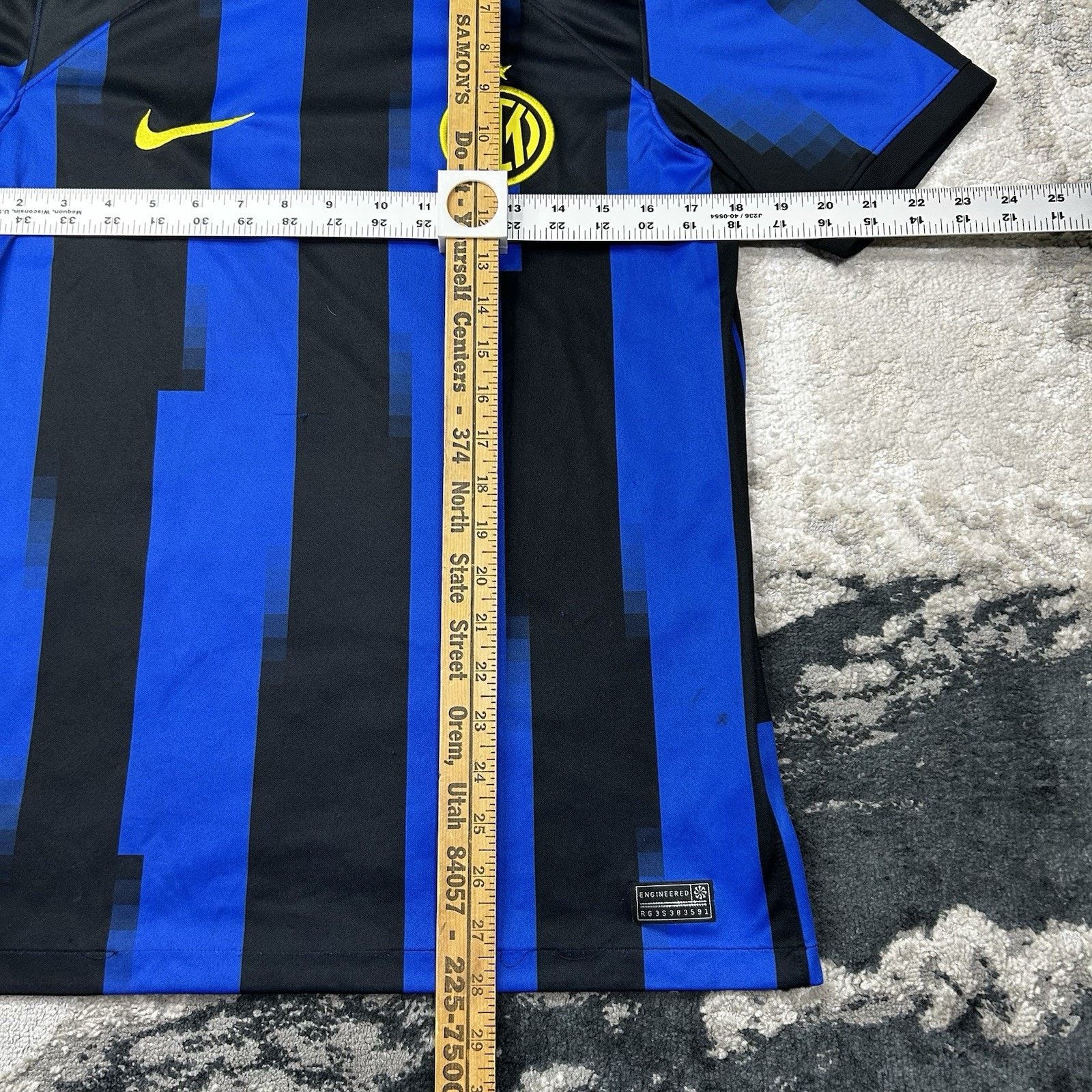 Nike Nike Inter Milan 2023/24 Home Stadium Men's Size Small S Size US S / EU 44-46 / 1 - 4 Thumbnail