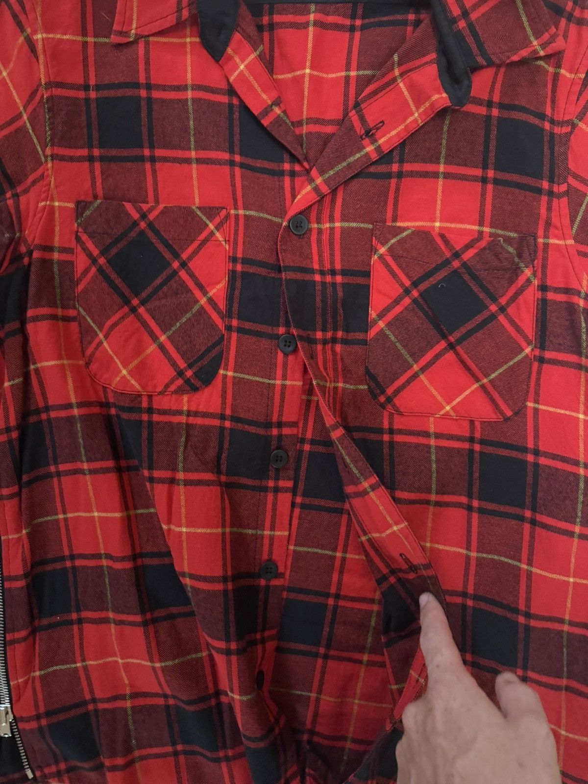 Fear of God Fear of gold mens plaid cutoff Size US XL / EU 56 / 4 - 4 Thumbnail