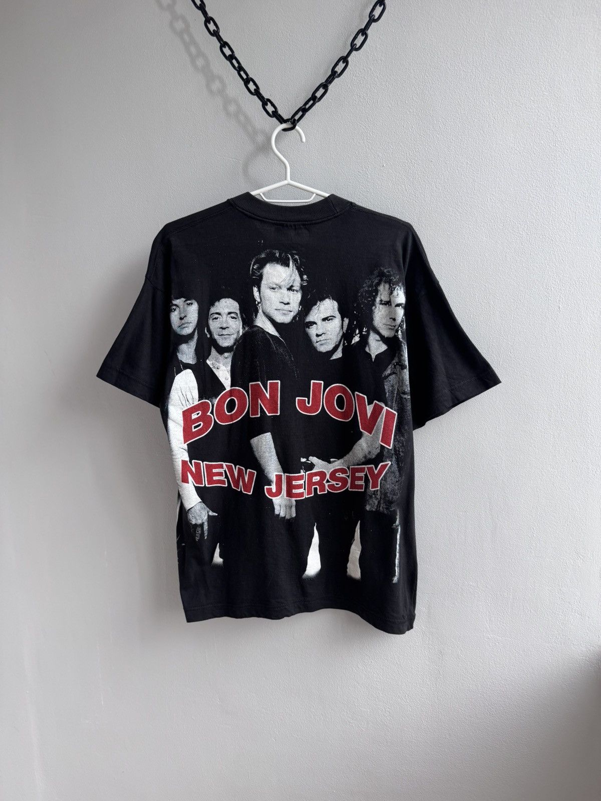 Band Tees Bon Jovi 1999 Vintage 90s Overprinted T Shirt Tee Band Tees Size US M / EU 48-50 / 2 - 7 Thumbnail