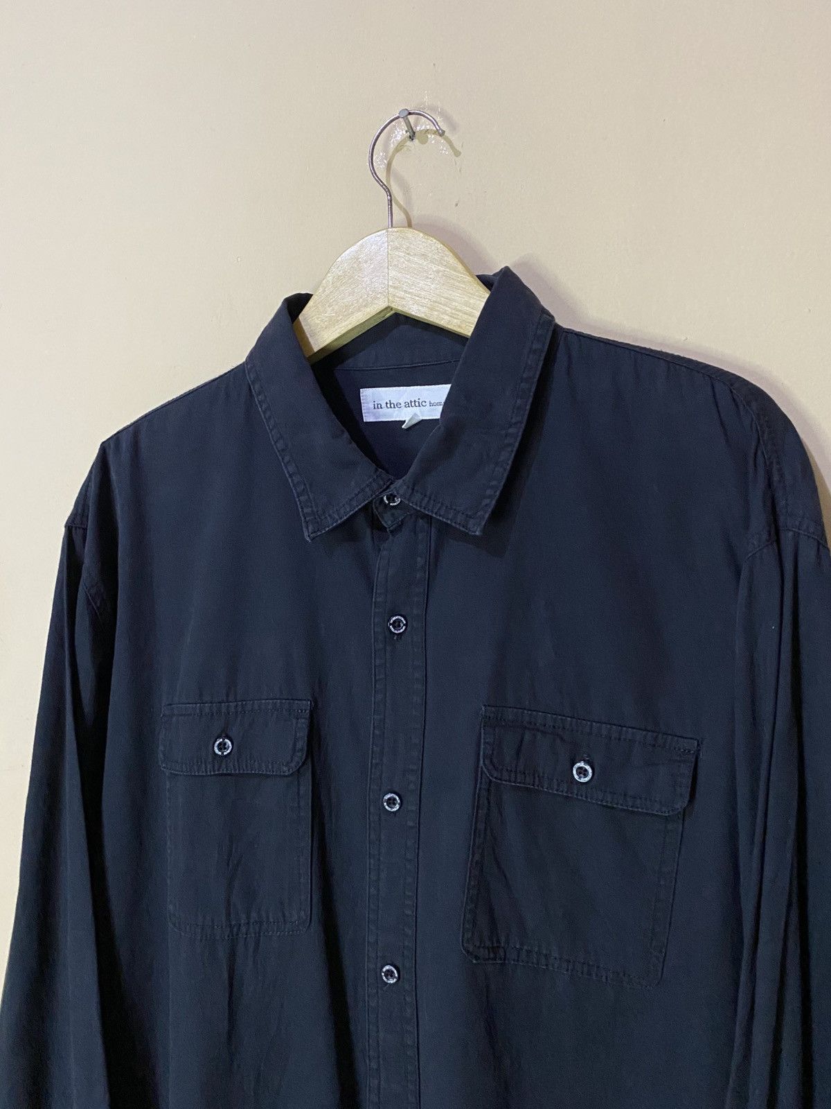 Le Grande Bleu (L.G.B.) 2000s Rare In The Attic Homme Punk Style Poem Button Shirt Size US XXL / EU 58 / 5 - 9 Thumbnail