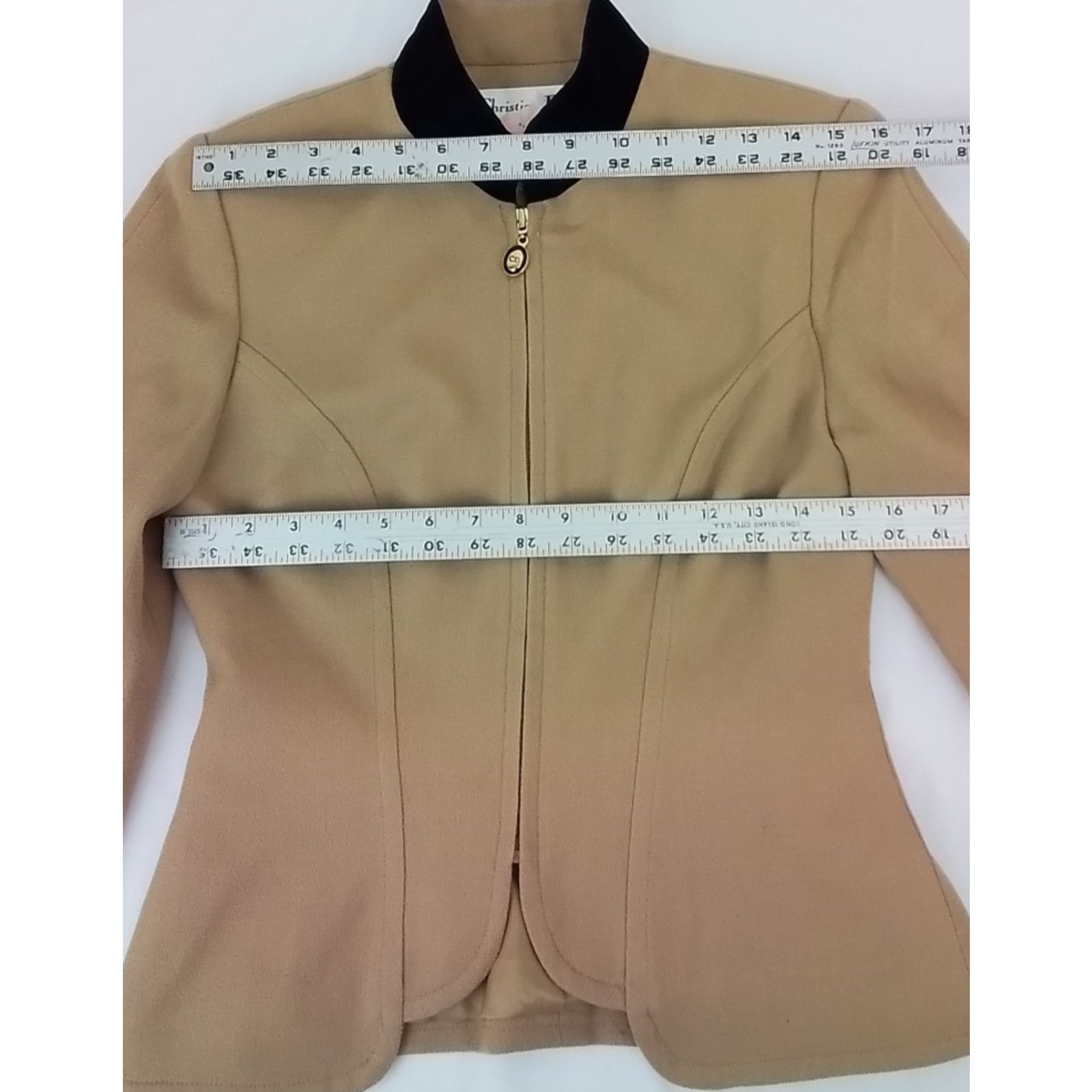 Dior Christian Dior Skirt Set Women 4 Brown/Black Jacket + Skirt Size S / US 4 / IT 40 - 13 Thumbnail