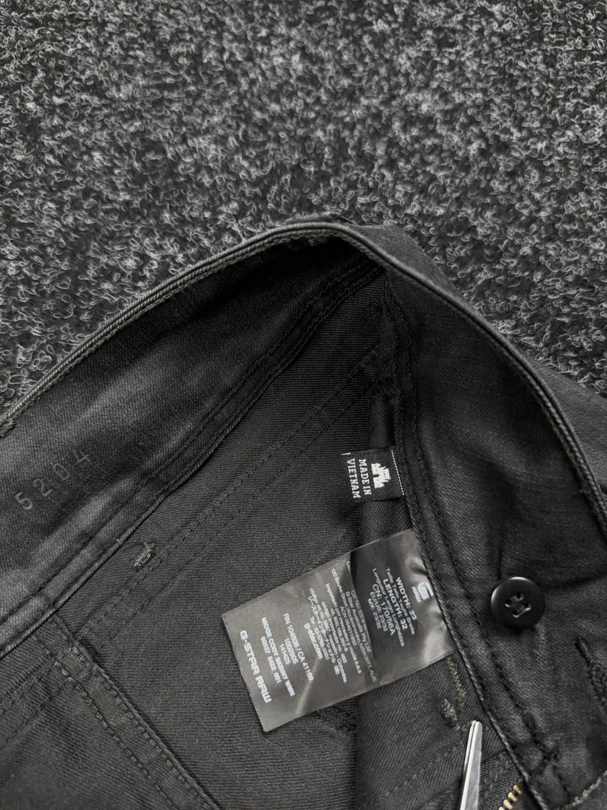 G-Star 00s Y2K G-Star RAW 5204 Avant Garde Opium Rock Skinny Jeans Size 23" - 9 Thumbnail