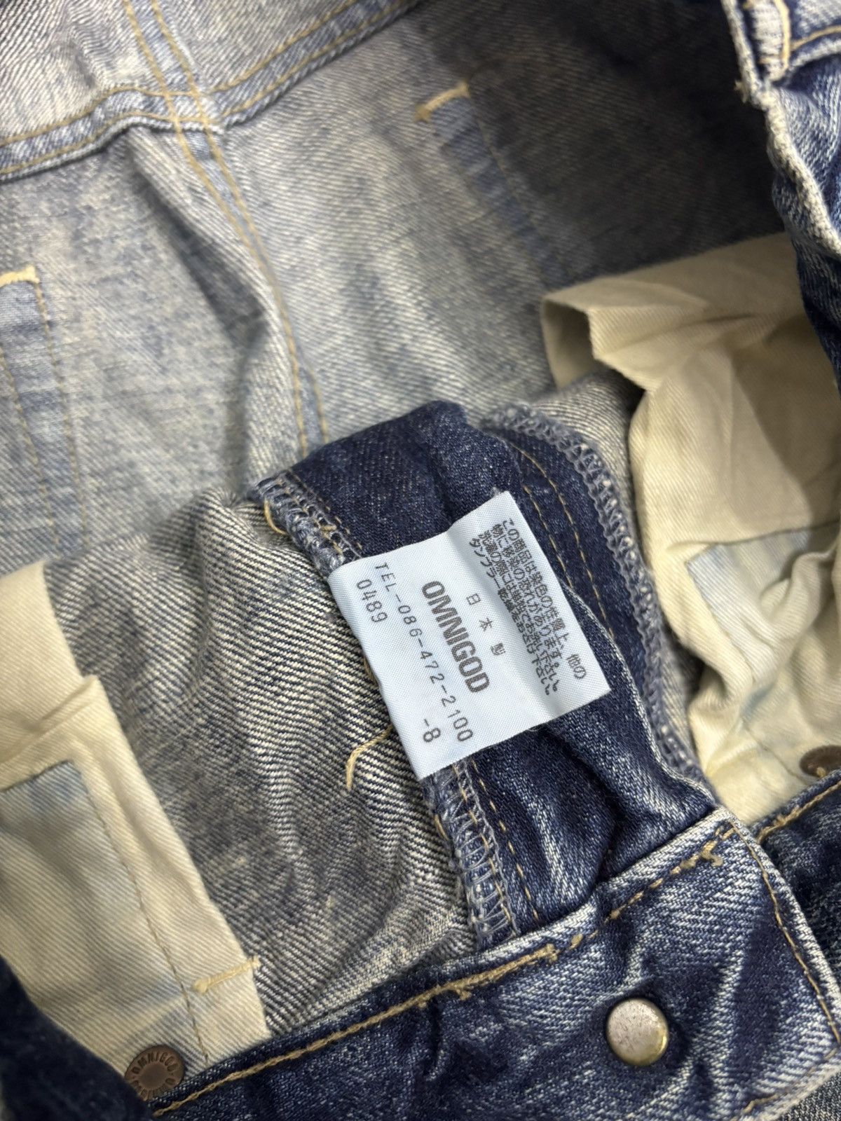 Japanese Brand × Number (N)ine Vintage Boro Patchwork Jeans OMNIGOD Denim Kapital Design Size US 30 / EU 46 - 11 Thumbnail
