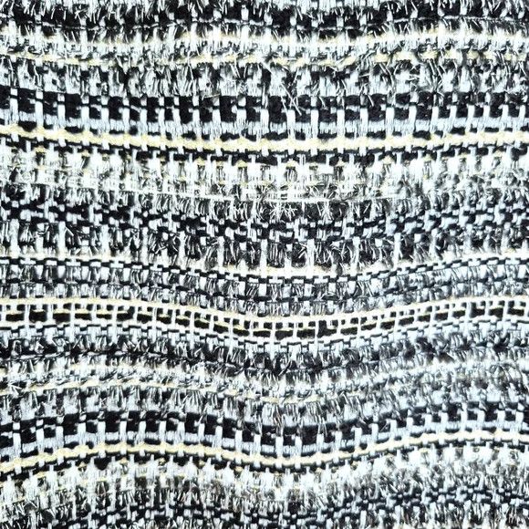 Loft White Multi Metallic Tweed Skirt Gift Party Work Size 30" / US 8 / IT 44 - 8 Thumbnail