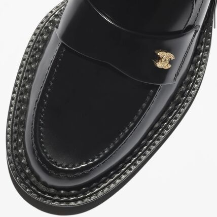 Chanel os11x0326 Loafers in Black Size US 10 / EU 43 - 3 Thumbnail