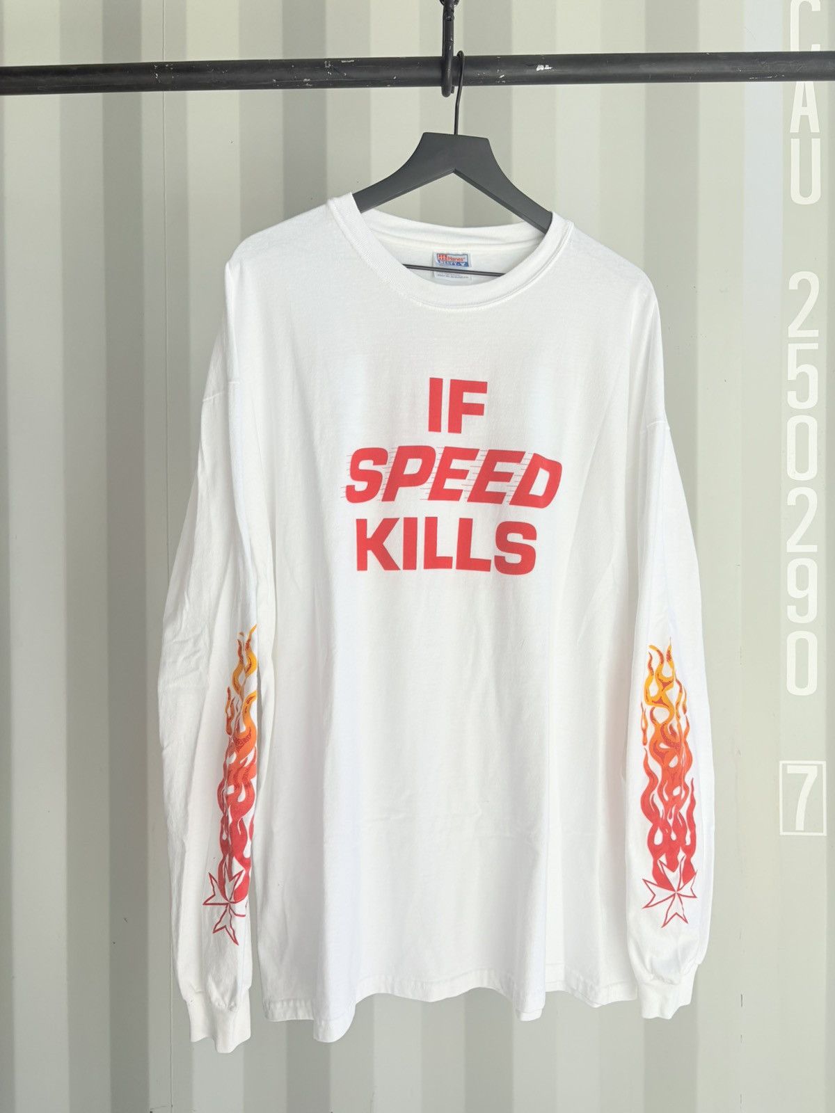 Vintage If Speed Kills Thrashed Faded Distressed ERD Grunge Band WCC Size US XXL / EU 58 / 5 - 2 Thumbnail