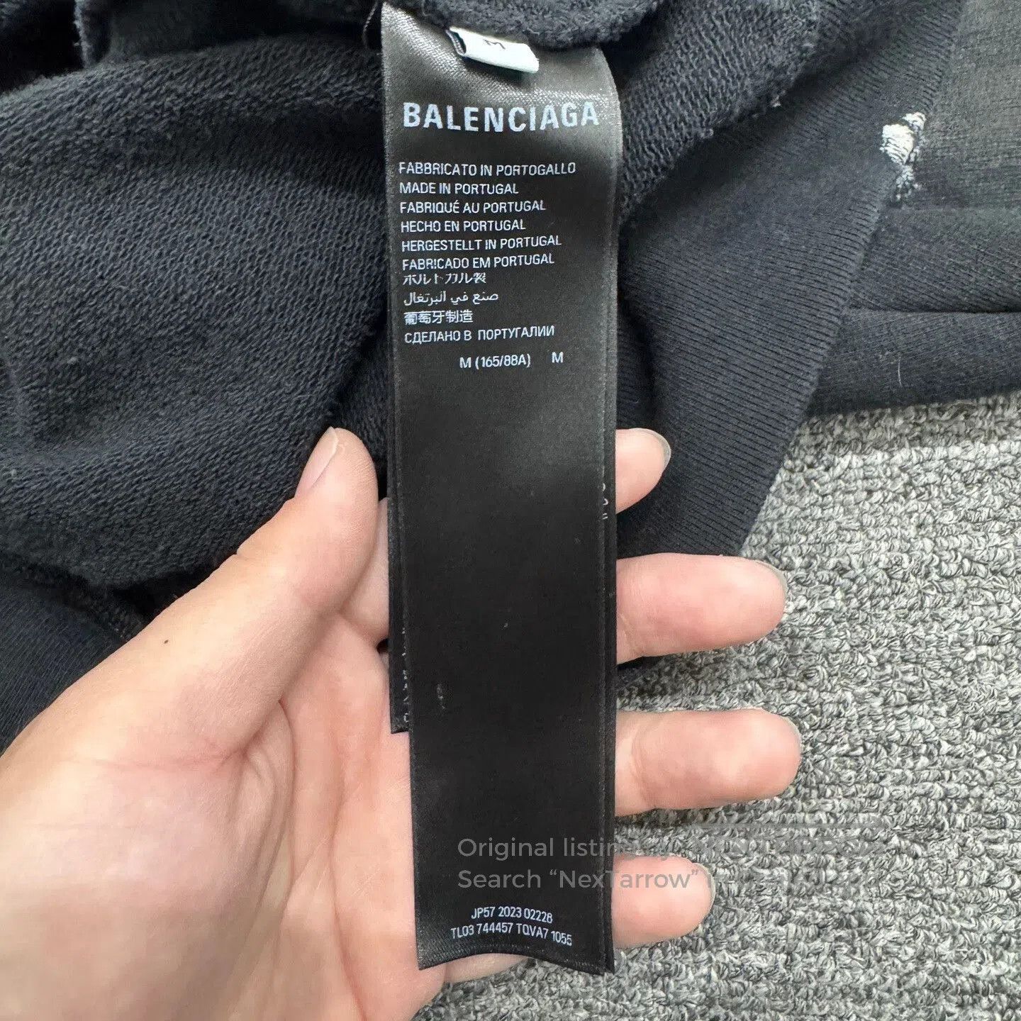 Balenciaga balenciaga graffiti hooded sweatshirt size M. Size US M / EU 48-50 / 2 - 4 Thumbnail