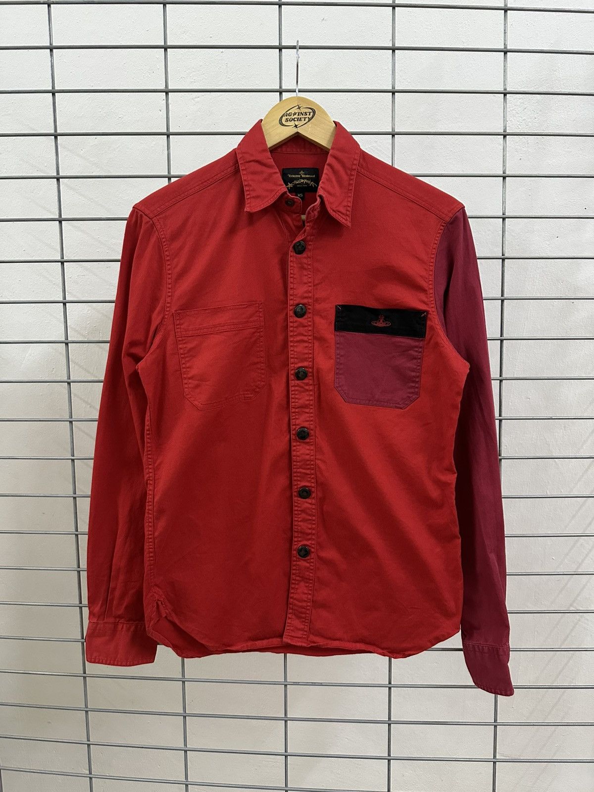 Rare Vivienne Westwood 90's Anglomania Shirt Snap Button Up