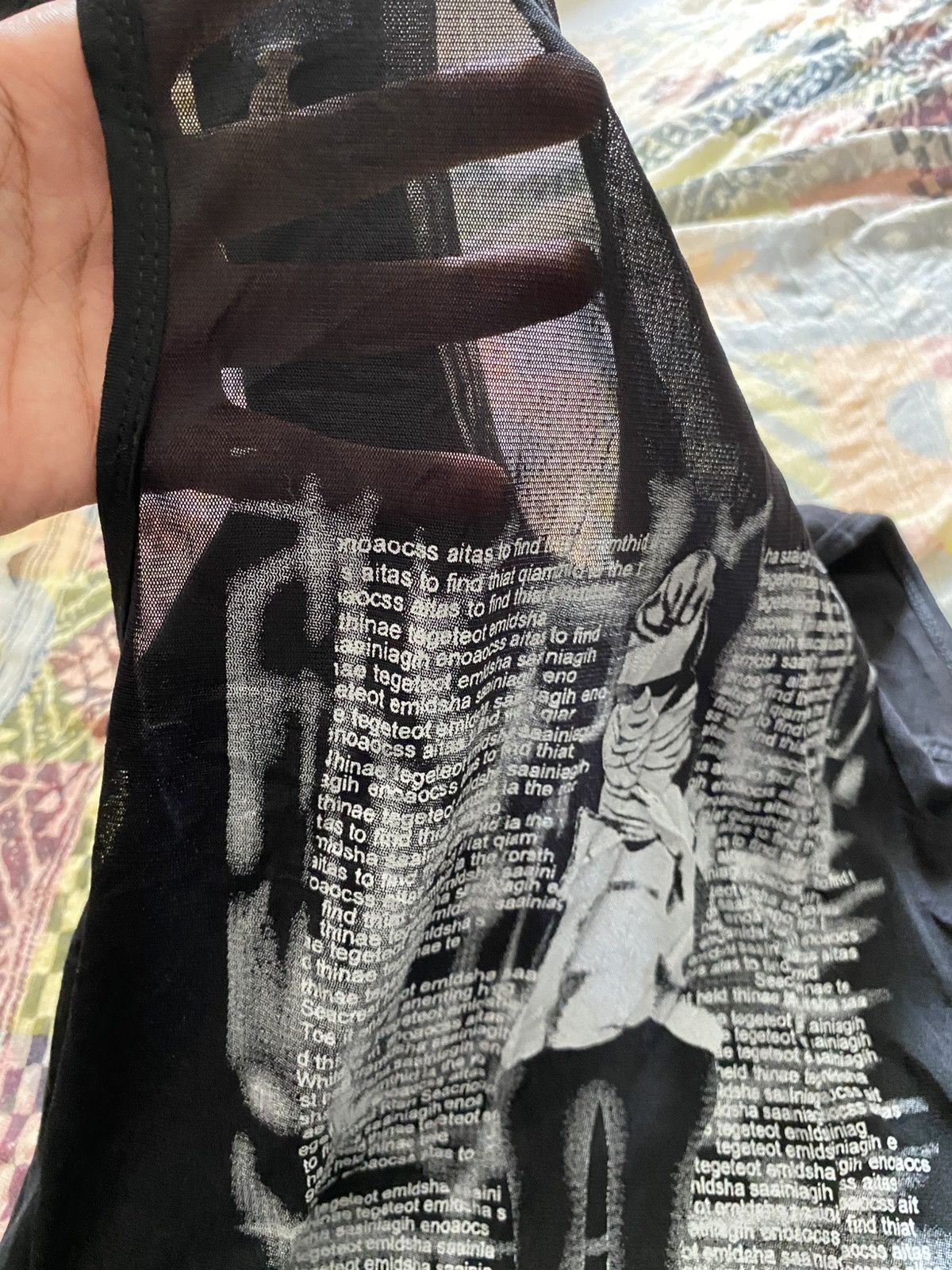Japanese Brand Japanese mesh poem tanktop Size US M / EU 48-50 / 2 - 5 Thumbnail