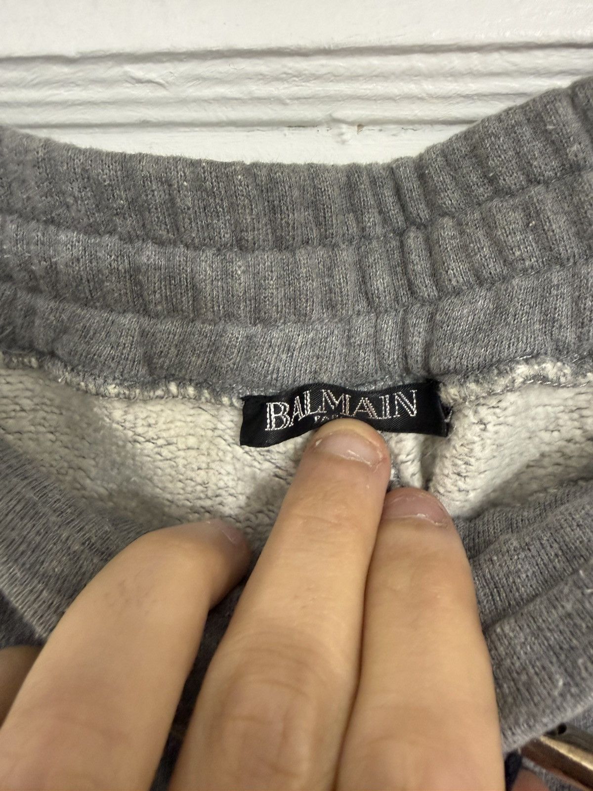 Balmain FW14 Grey Biker Sweatpants Size US 32 / EU 48 - 4 Thumbnail