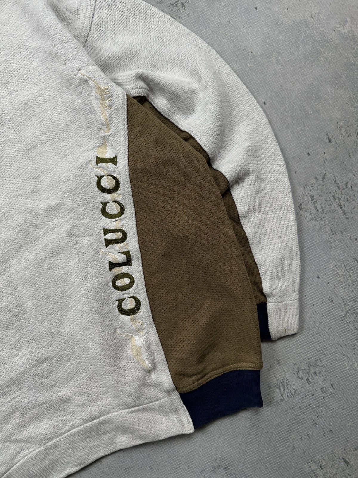 Carlo Colucci Vintage Carlo Colucci Half Zip Sweatshirt 00s 90s Rare Retro Size US XL / EU 56 / 4 - 13 Thumbnail