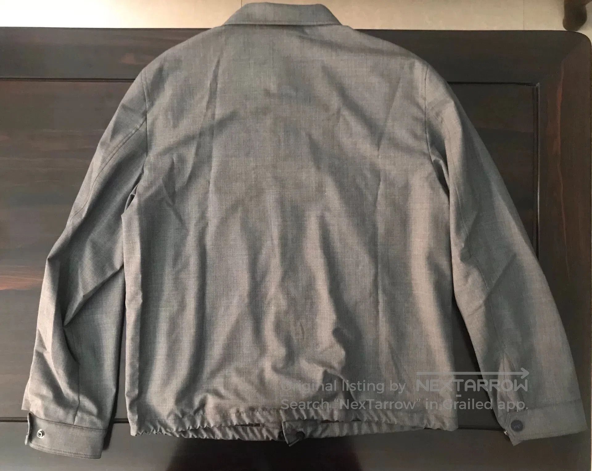 Kiton gray wool jacket by Kiton, size 52. Size US L / EU 52-54 / 3 - 3 Thumbnail
