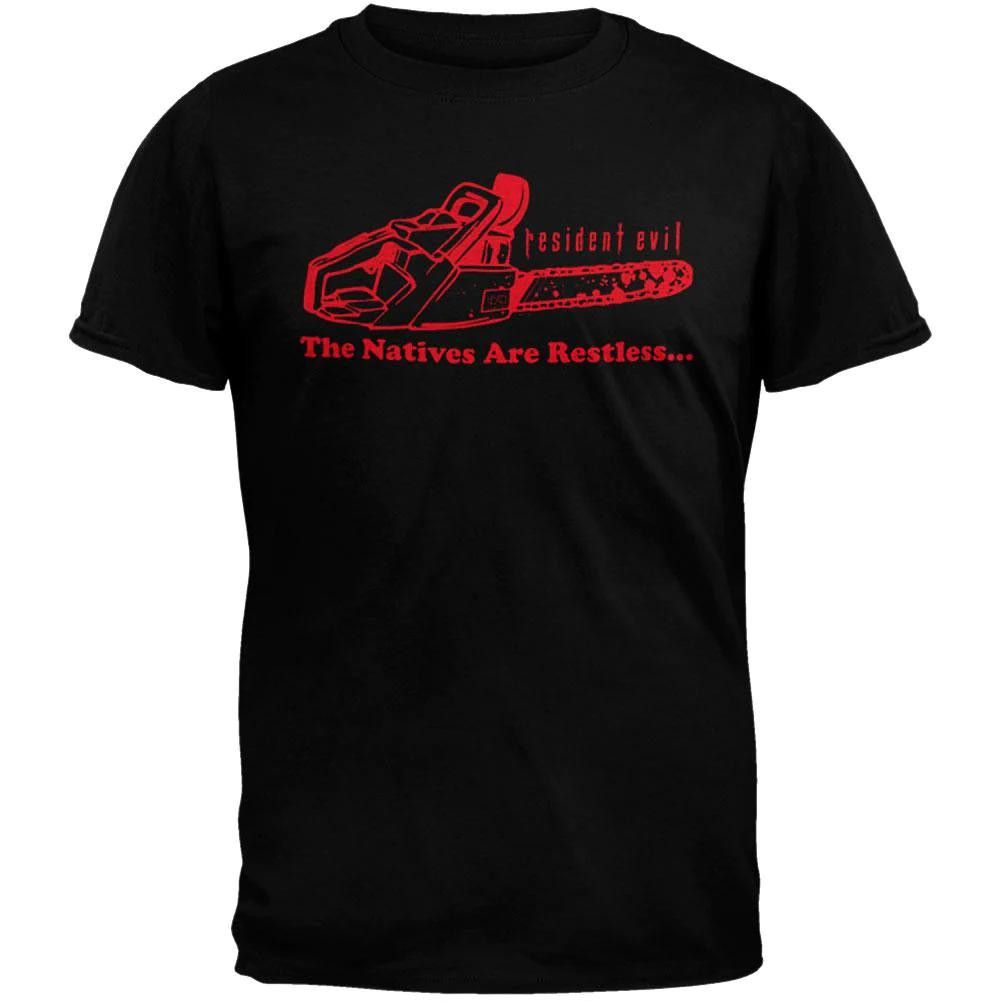 Resident Evil Video Game Tee - Natives Are Restless Merch XL