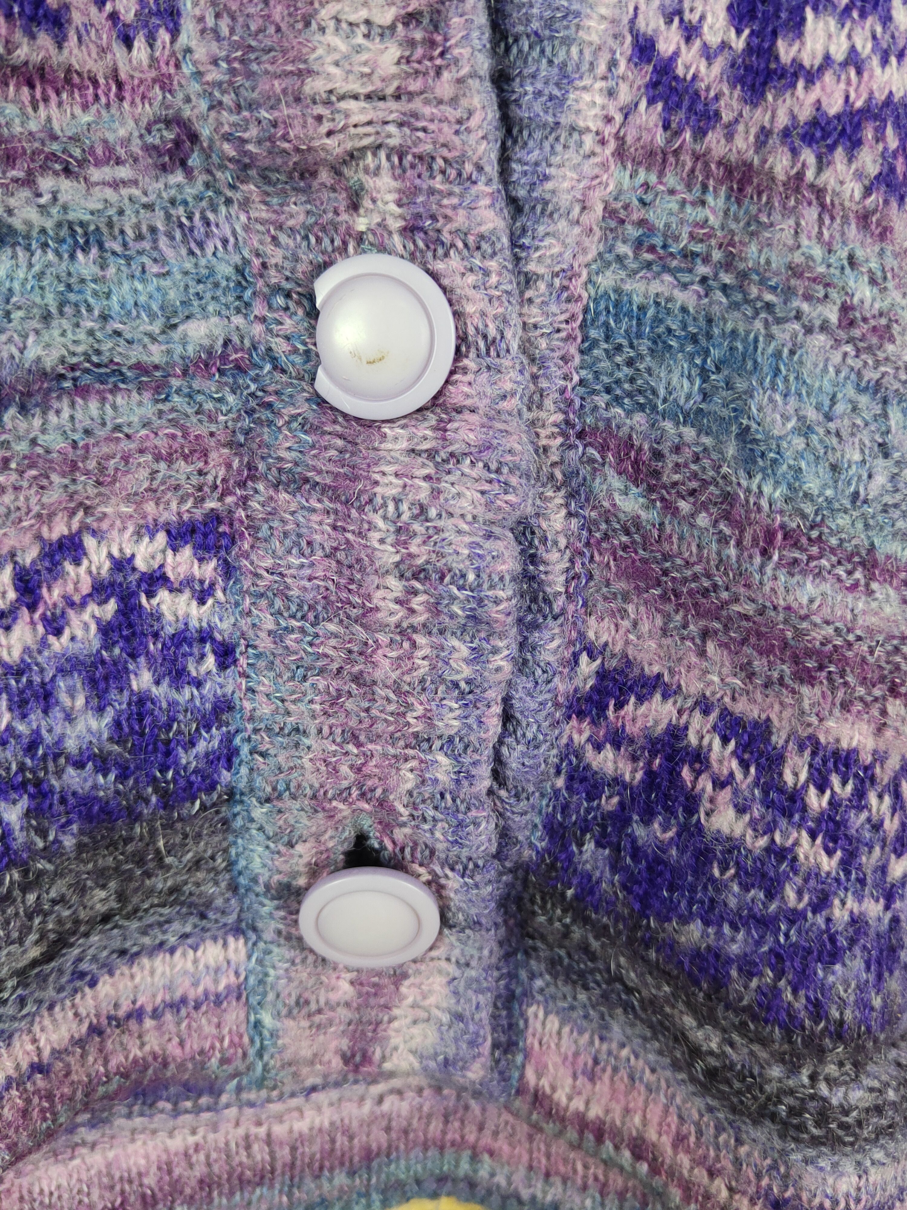 Japanese Brand × Vintage Japanese Brand Purple Knitwear Sweaters #W1361 Size L / US 10 / IT 46 - 3 Thumbnail