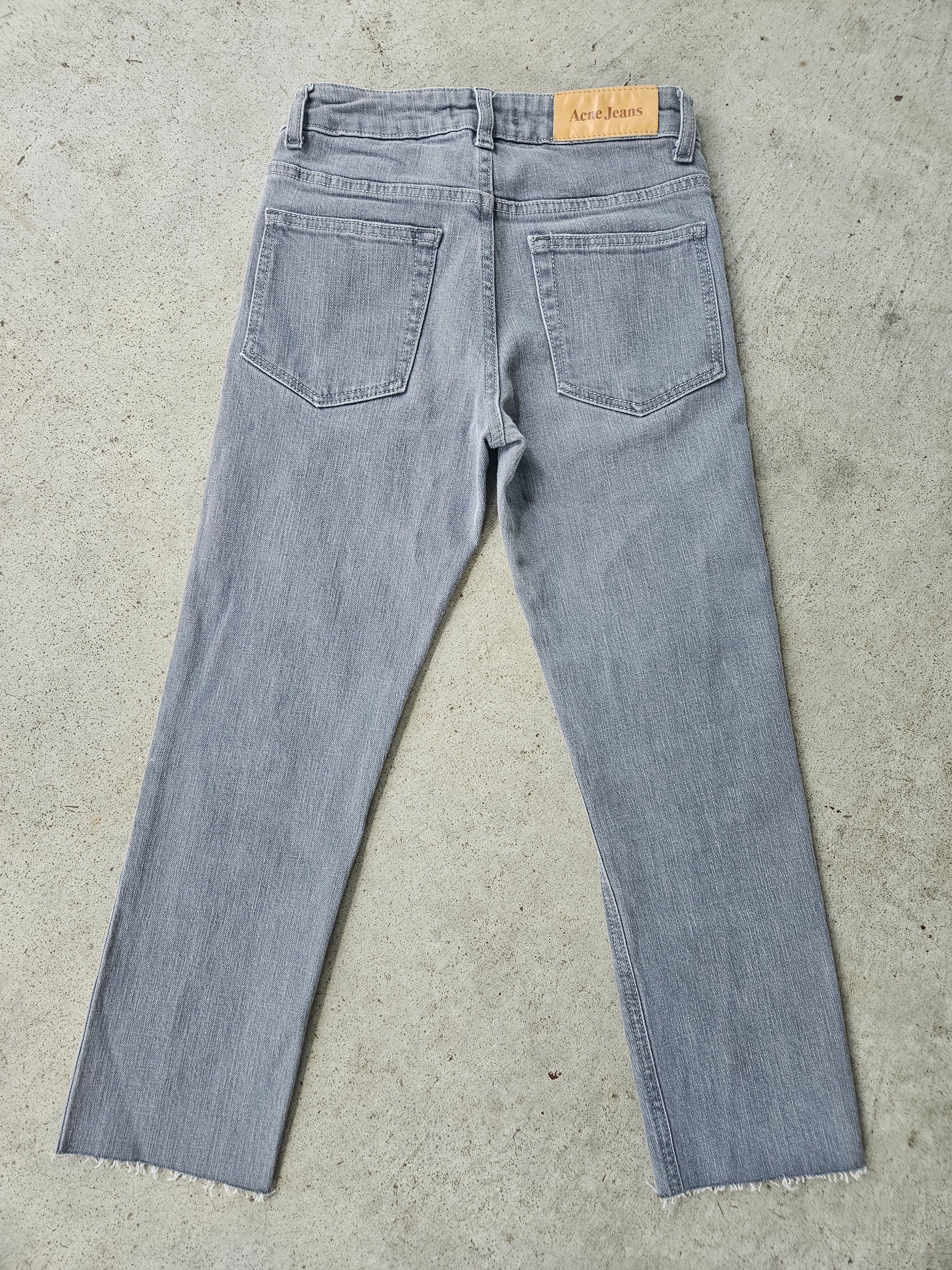 Acne Studios Hex Royal Grey Denim Jeans Size 25" / US 0 / IT 36 - 1 Thumbnail