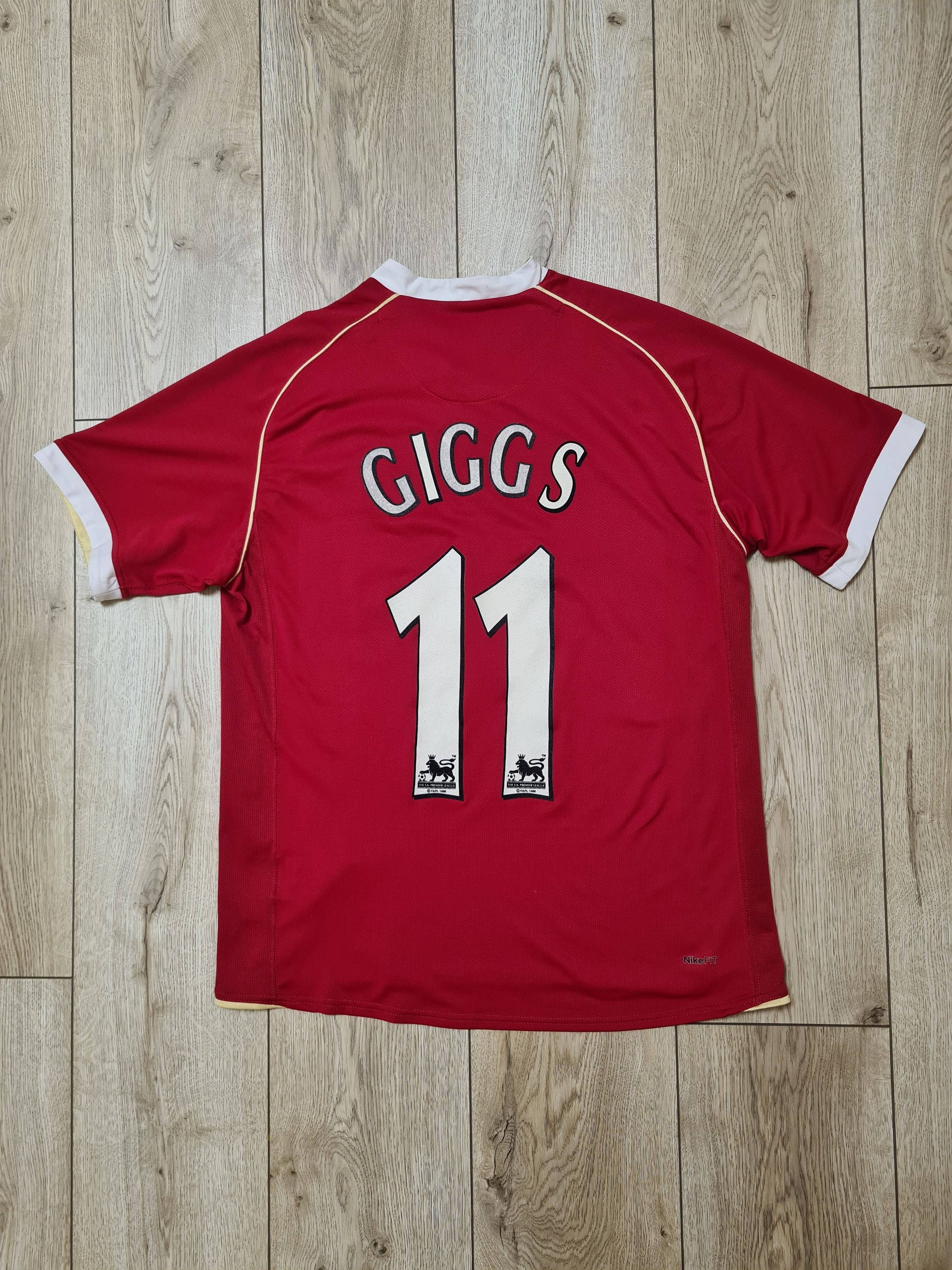 Nike MANCHESTER UNITED 2006 2007 GIGGS FOOTBALL SOCCER JERSEY Size US M / EU 48-50 / 2 - 1 Thumbnail