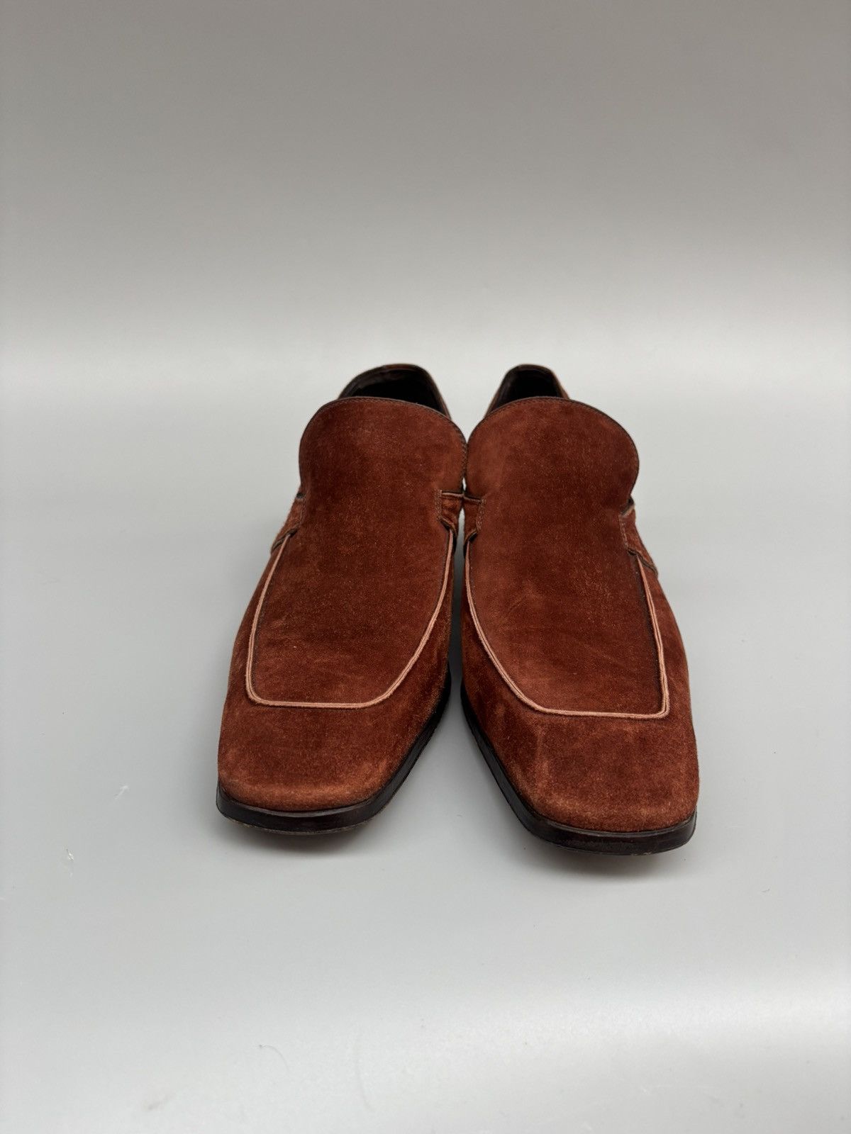 Yves Saint Laurent Yves Saint Laurent- Rive Gauche Tom Ford Era- Suede Loafers Size US 9 / EU 42 - 4 Thumbnail
