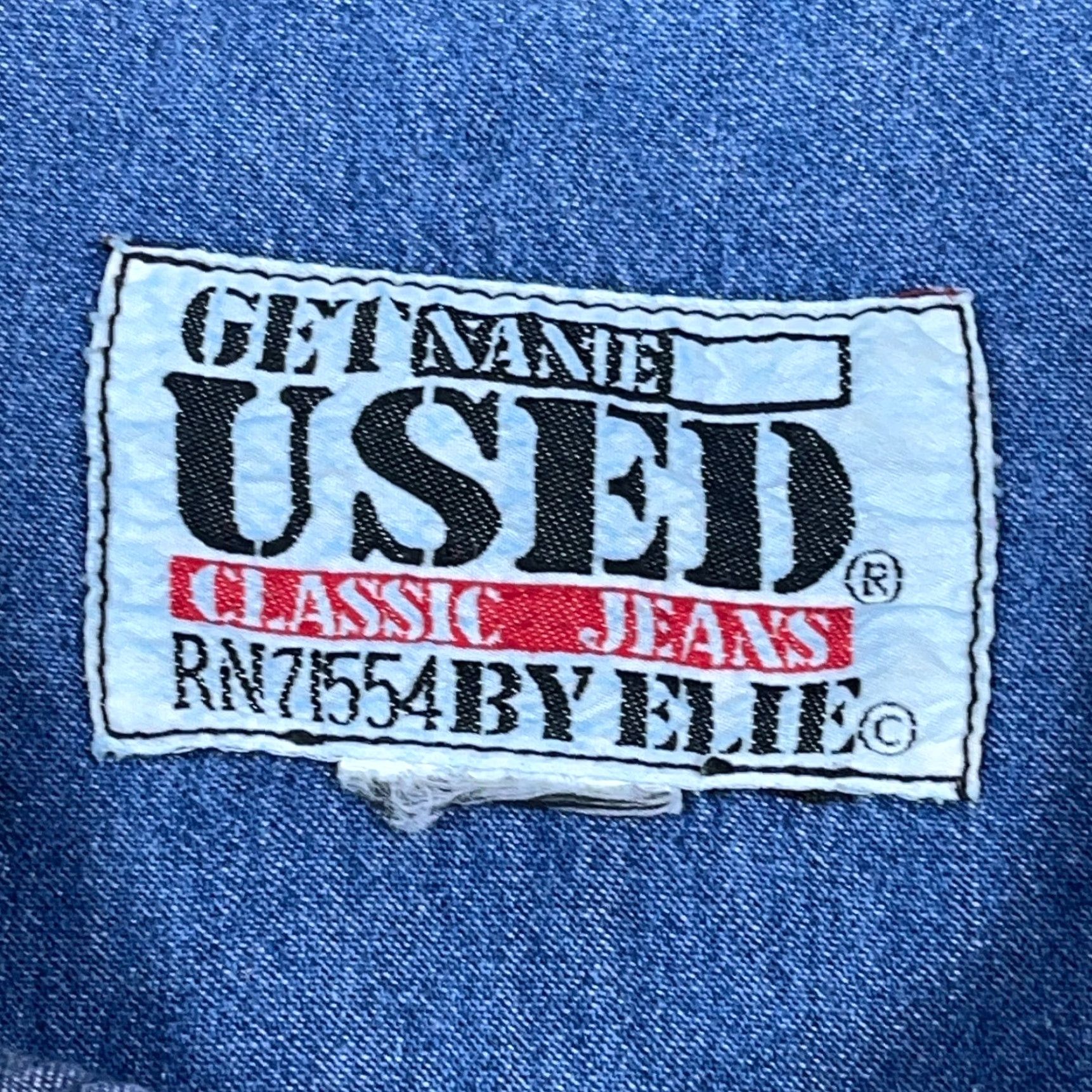 Denime Vintage Get Used Denim Shirt Men L Blue 80s 90s Cowboy Western Classic Shirt Boys Mens Size US L / EU 52-54 / 3 - 7 Thumbnail