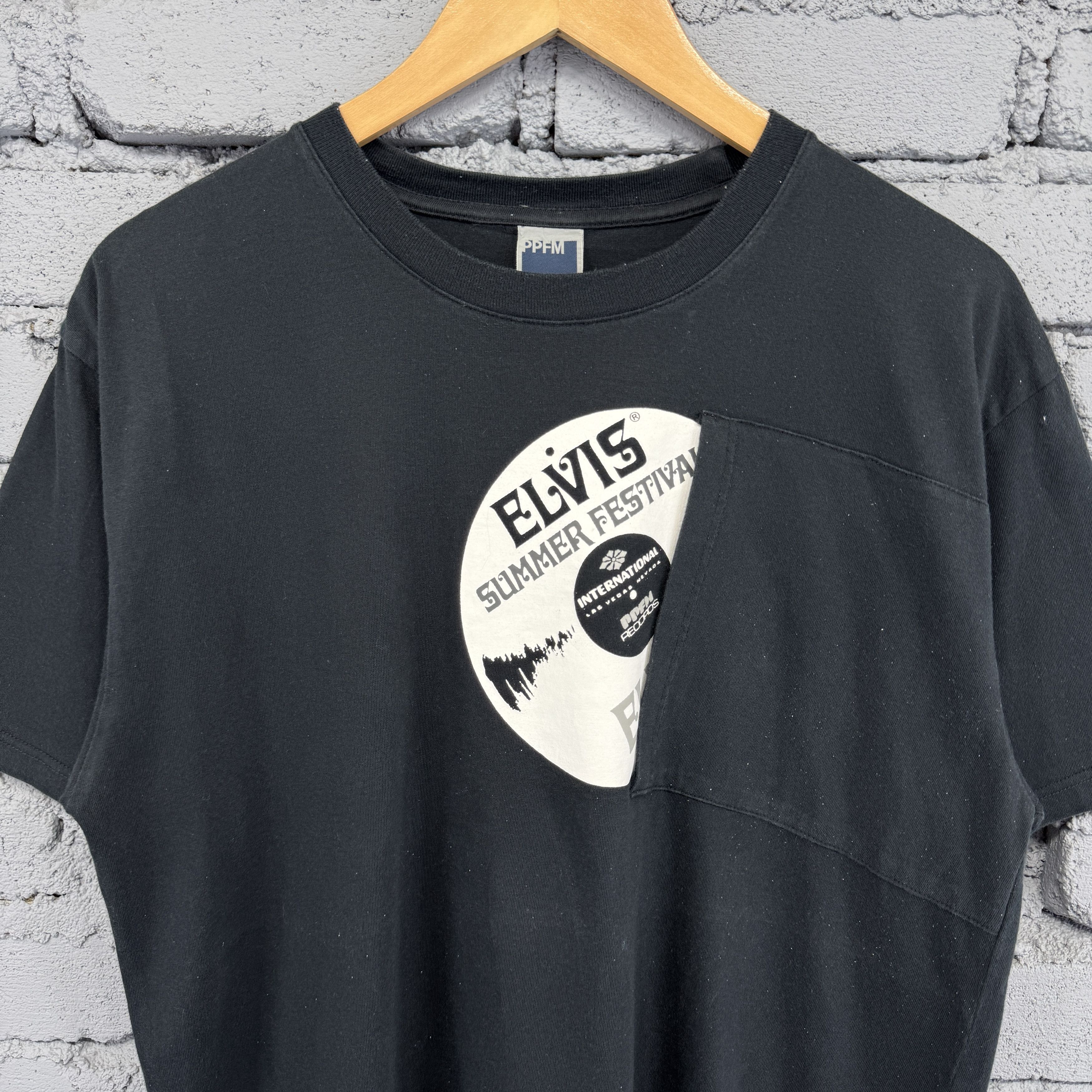 Vintage Rare Vintage PPFM Elvis Summer Festival Sunfaded Tshirt Size US L / EU 52-54 / 3 - 3 Thumbnail