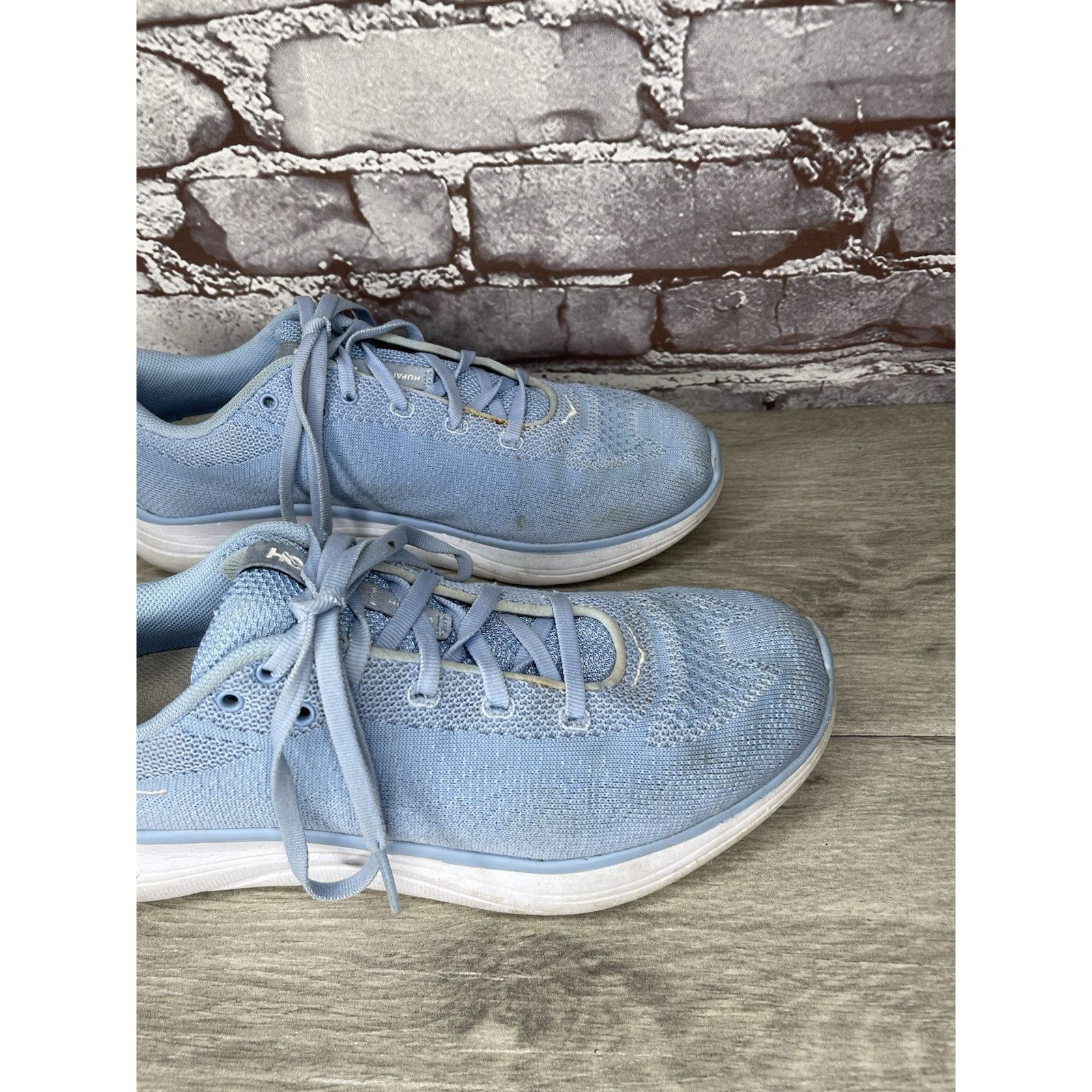 Hoka Hoka One One Hupana Flow Blue Fabric Running Shoes Sneakers Size US 8 / IT 38 - 4 Thumbnail