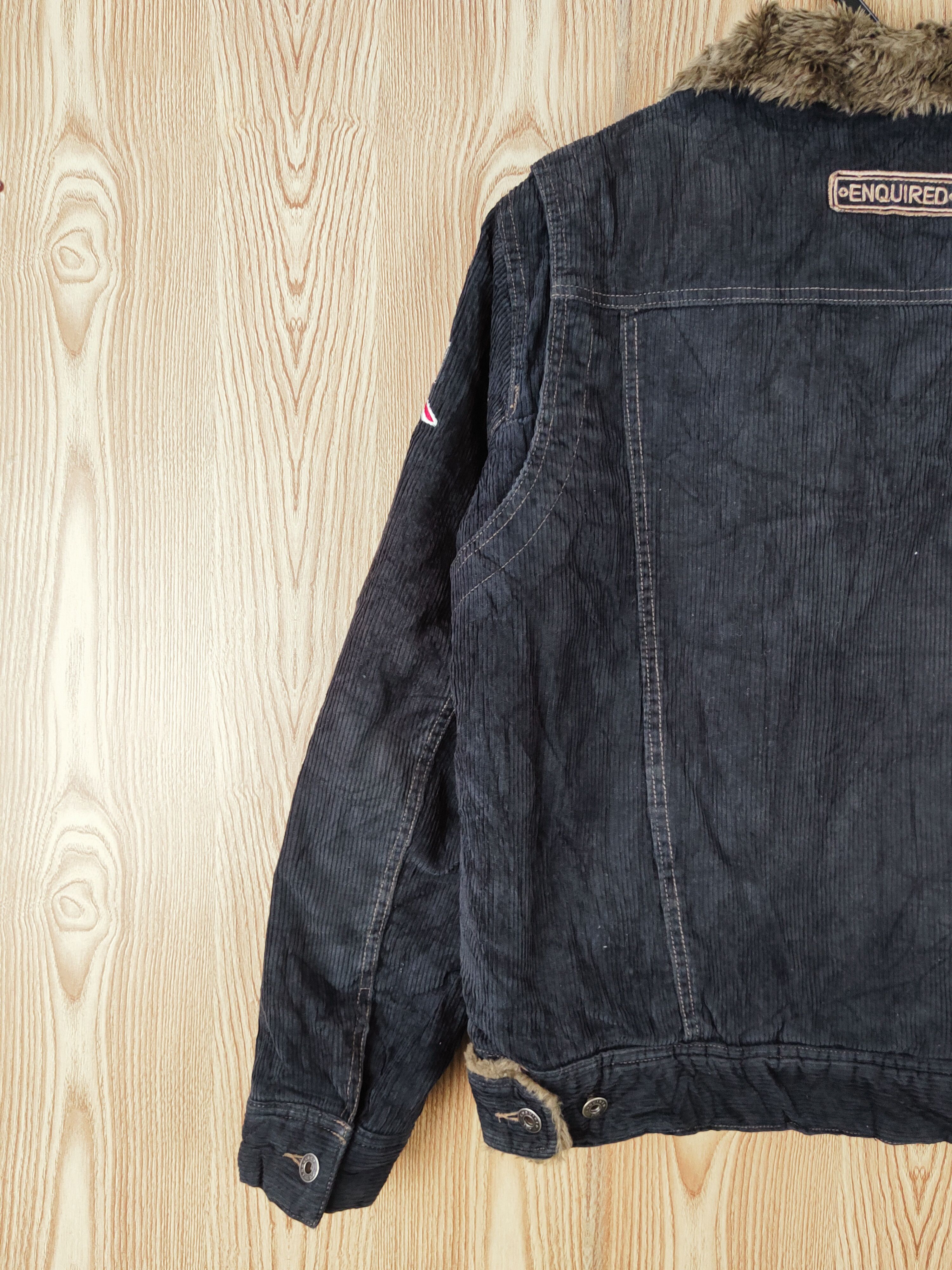 Japanese Brand Ask Black Corduroy Jackets winter #W168 Size US M / EU 48-50 / 2 - 12 Thumbnail