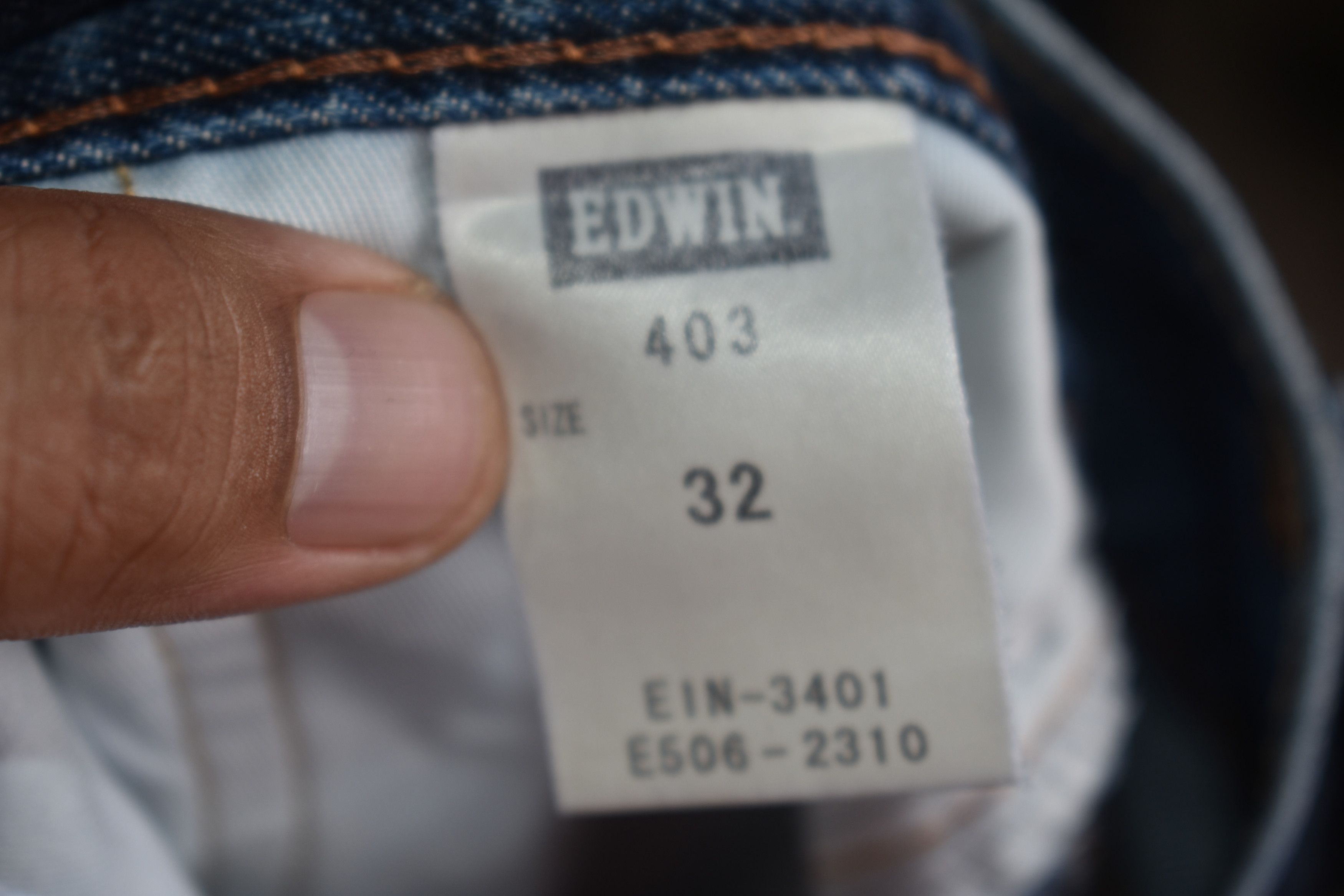 Edwin Vintage Edwin Distress Jeans W33 Size US 33 - 7 Thumbnail