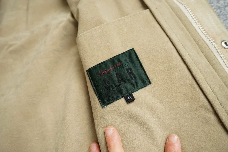 Yohji Yamamoto Yohji Yamamoto Yohji Yamamoto Leather Jacket with Minor Fl Size US M / EU 48-50 / 2 - 7 Thumbnail