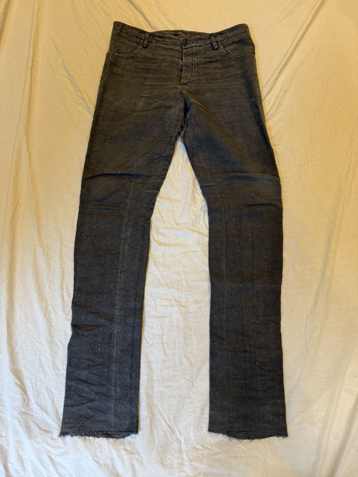 Label Under Construction Grey military tent fabric pants Size US 32 / EU 48 - 1 Thumbnail