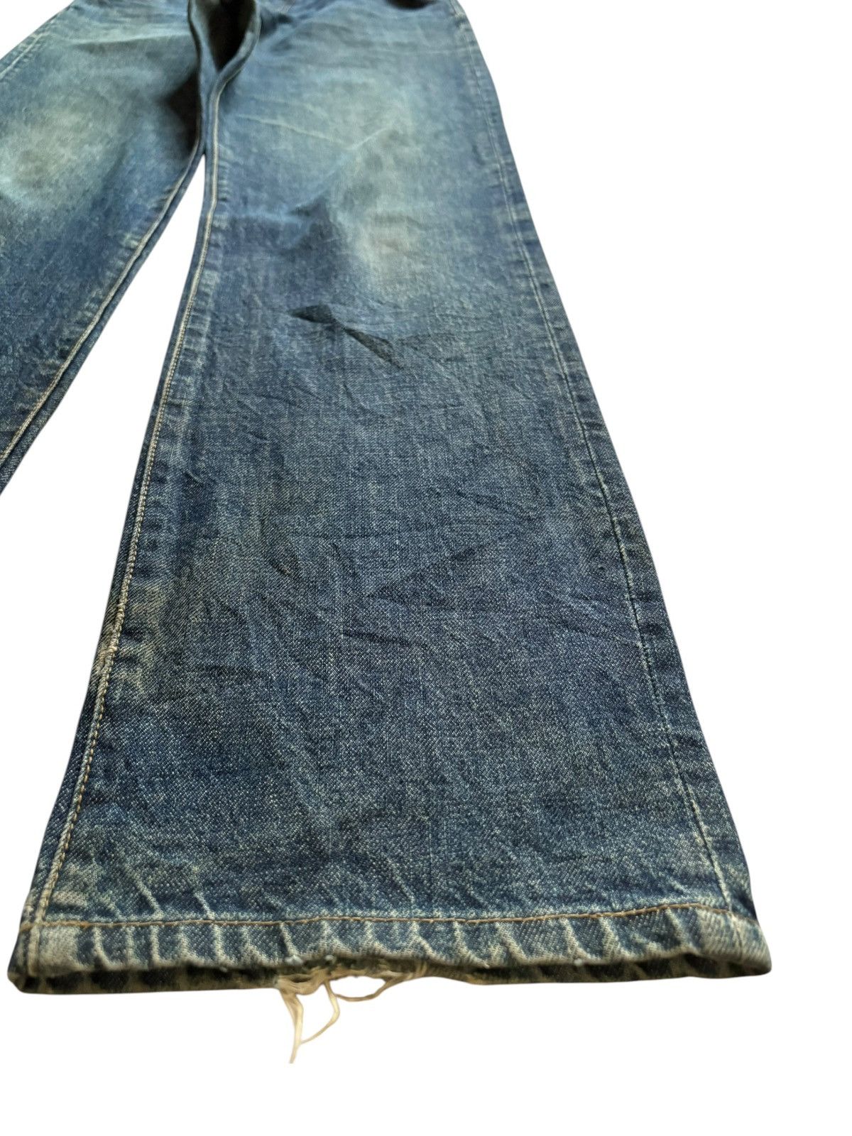 Japanese Brand Vintage Japanese Brand Mud Wash Distressed Loose Jeans Size US 32 / EU 48 - 7 Thumbnail