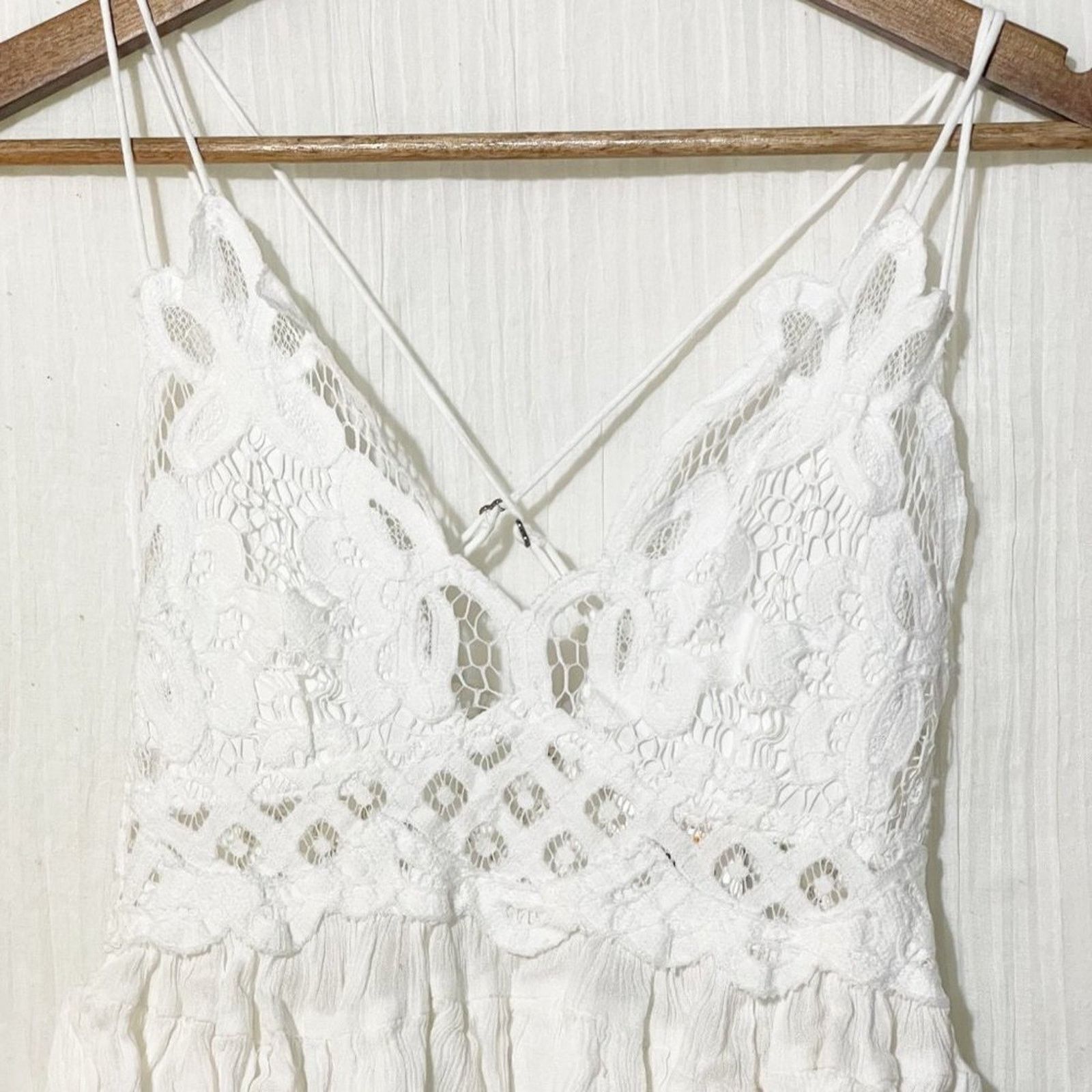 Free People Free People Adella Cami Tank Cottagecore White Medium Size M / US 6-8 / IT 42-44 - 5 Thumbnail