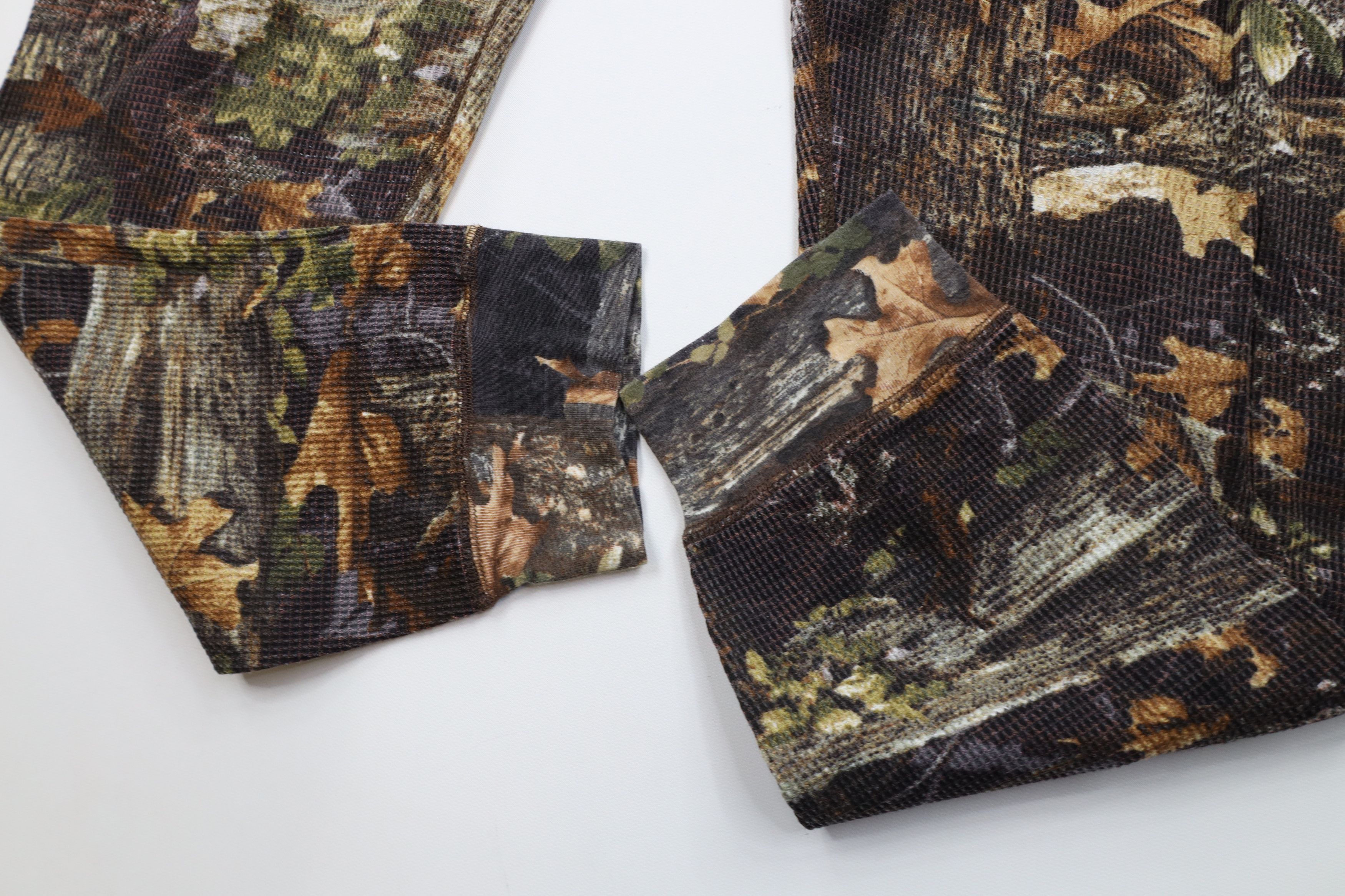 Vintage Vintage 90s Y2K Streetwear Camouflage Thermal Waffle Joggers Size US 38 / EU 54 - 5 Thumbnail
