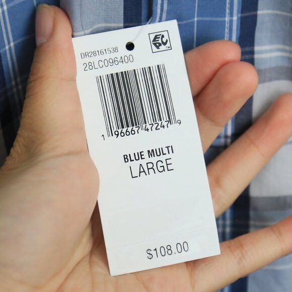 Bloomingdale's NWT The Men's Bloomingdale's Blue Multi Button Down Size US XXL / EU 58 / 5 - 8 Thumbnail