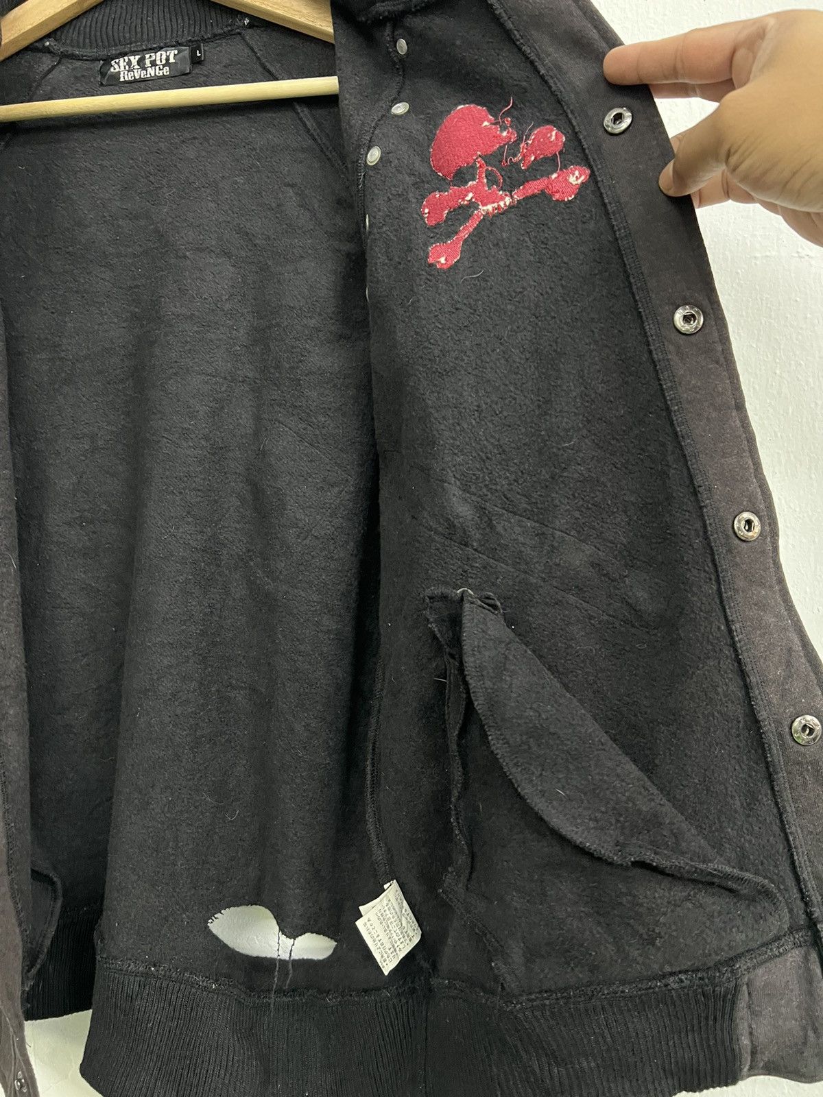 If Six Was Nine Vintage Sex Pot Revenge Trompe L'oeil Skull Sick Punk Style Size US L / EU 52-54 / 3 - 13 Thumbnail