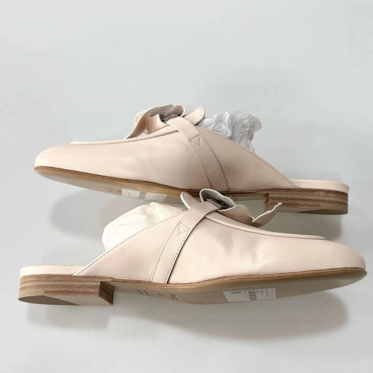 Hermes Hermes Kelly Silver Buckle Mules. Size US 6 / IT 36 - 3 Thumbnail